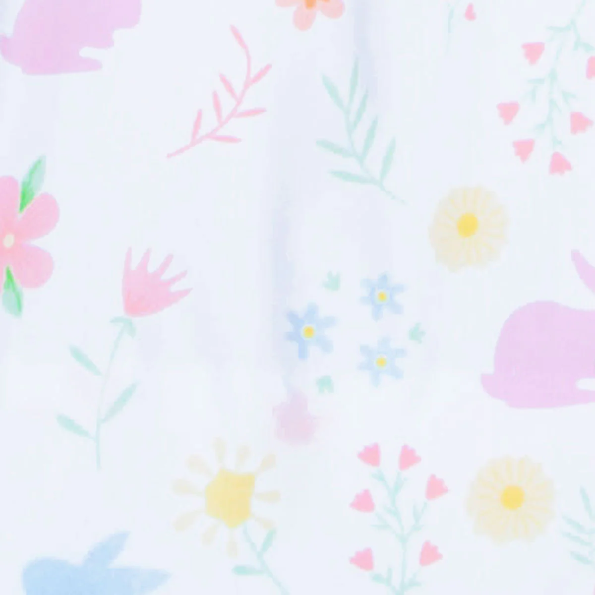 Bunny Meadow Geometric Smocked Bubble - Image 2
