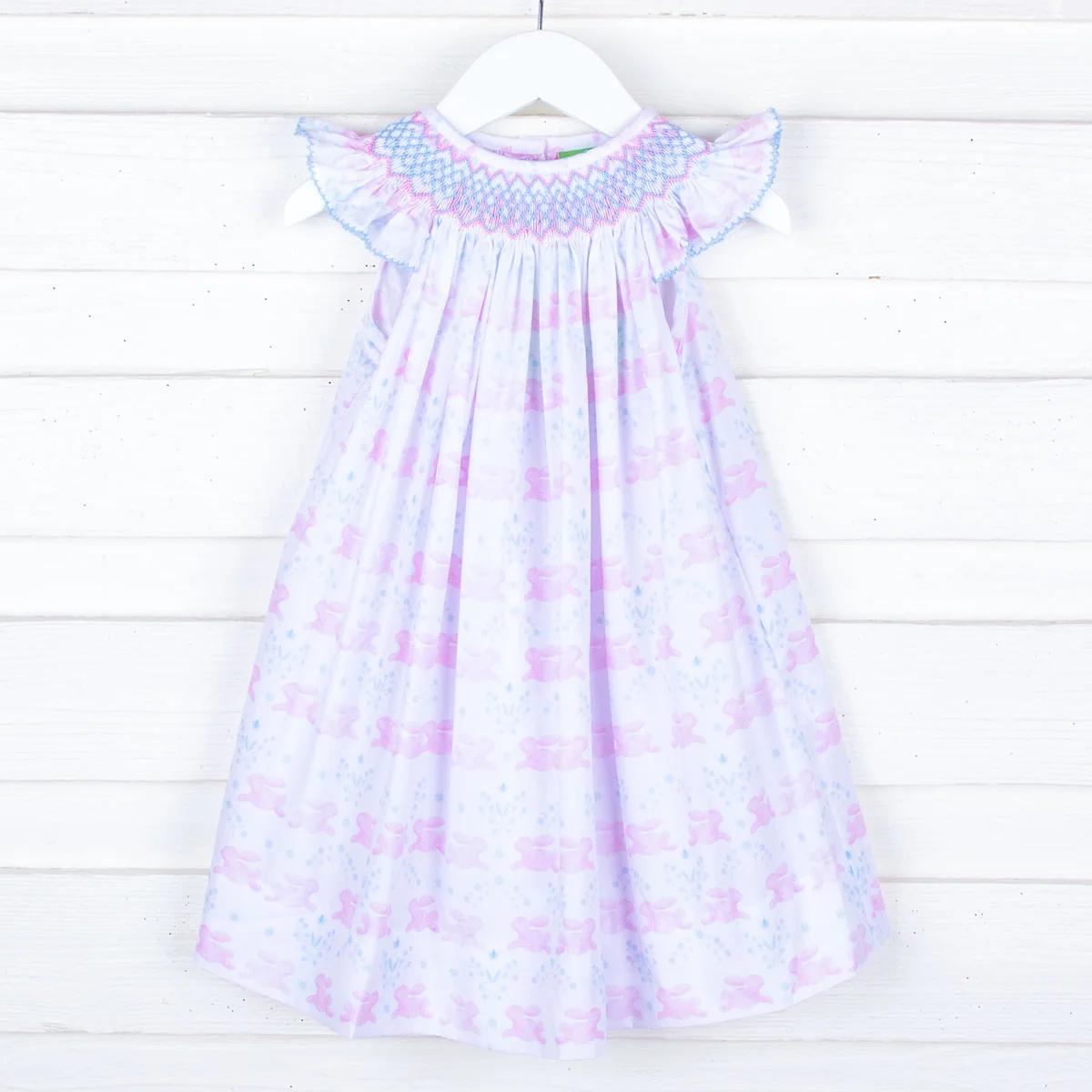 Geometric Smocked Bunny Bloom Dress - Image 2