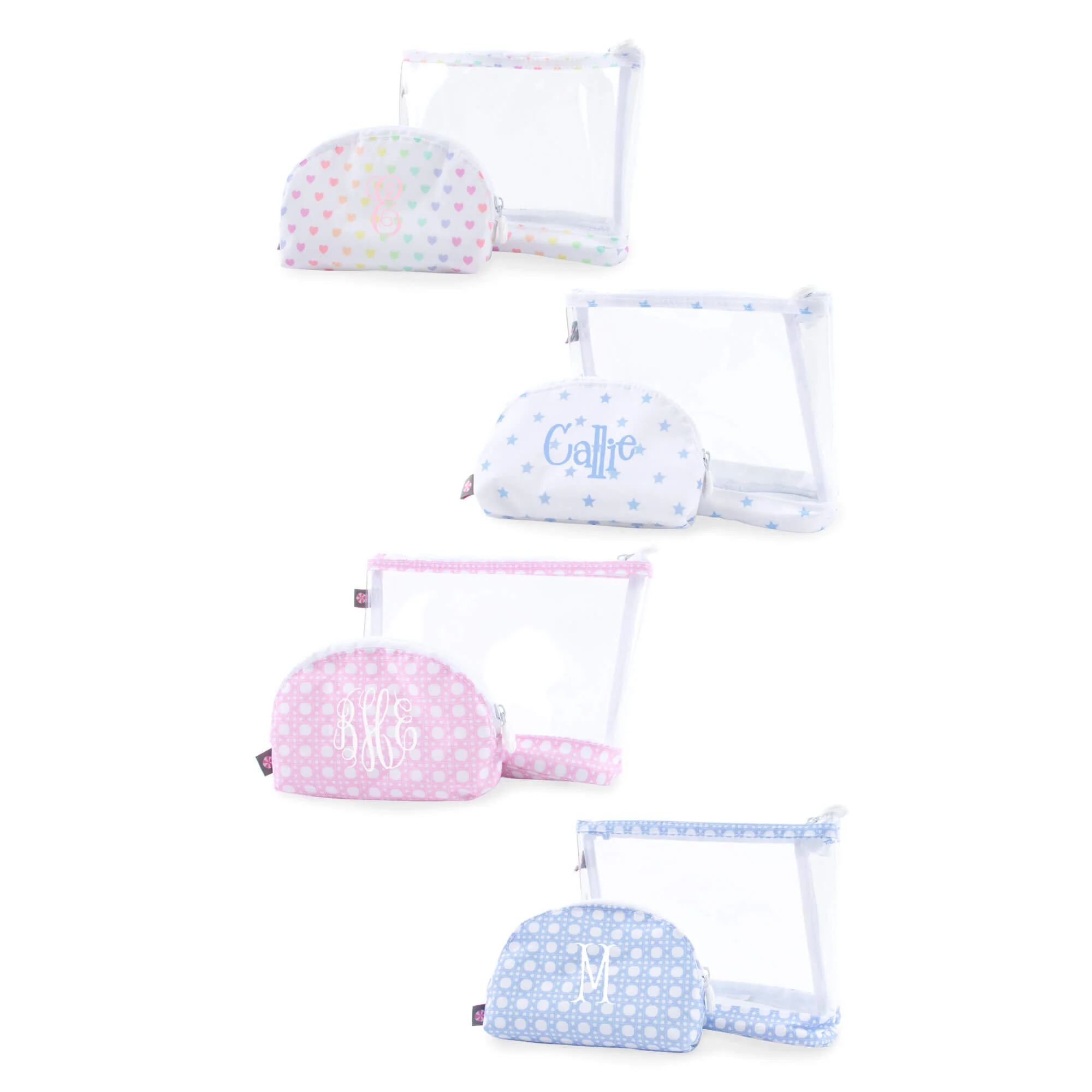 Glossy Wipeable Two-Piece Travel Jet-Set
