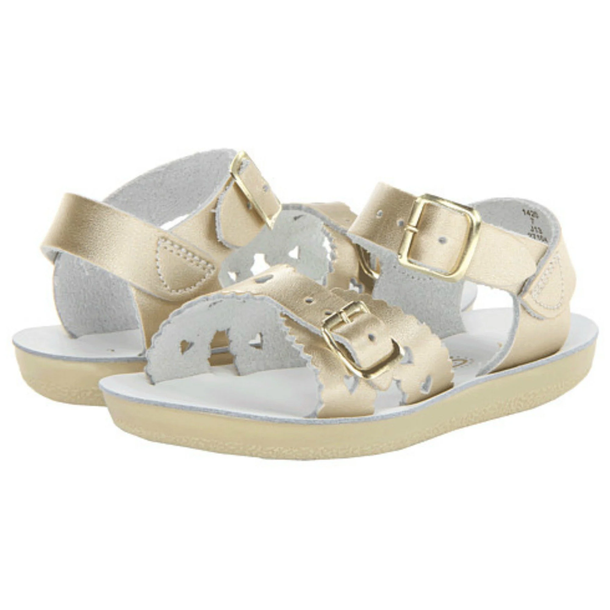 Gold Sweetheart Sandals - Image 2