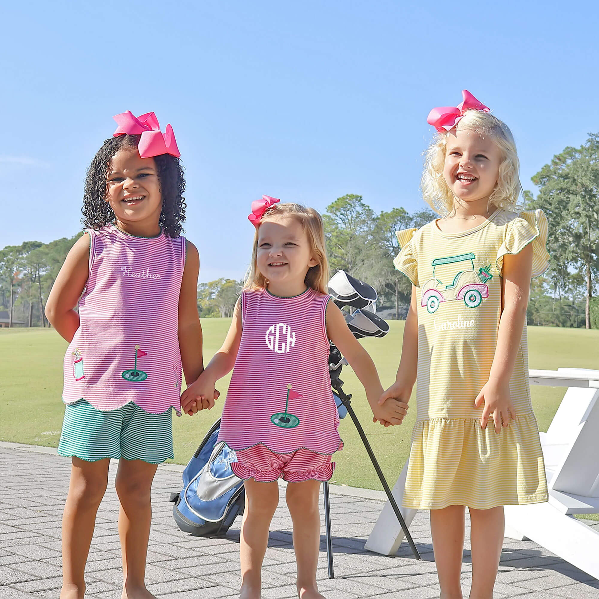 Golf Life Pink Stripe Cleo Short Set - Image 6