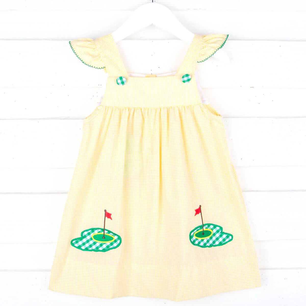 Golf Pin Yellow Margot Dress