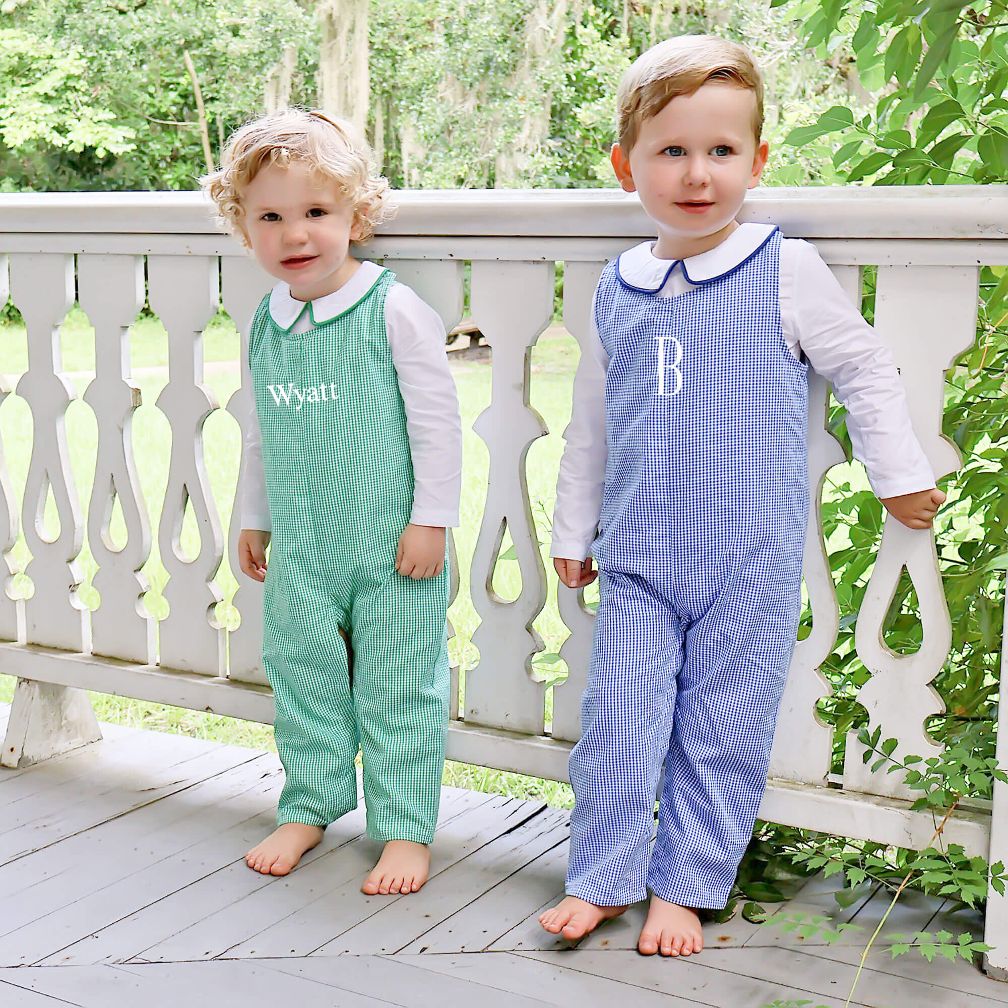 Classic Gingham Longall Green - Image 3