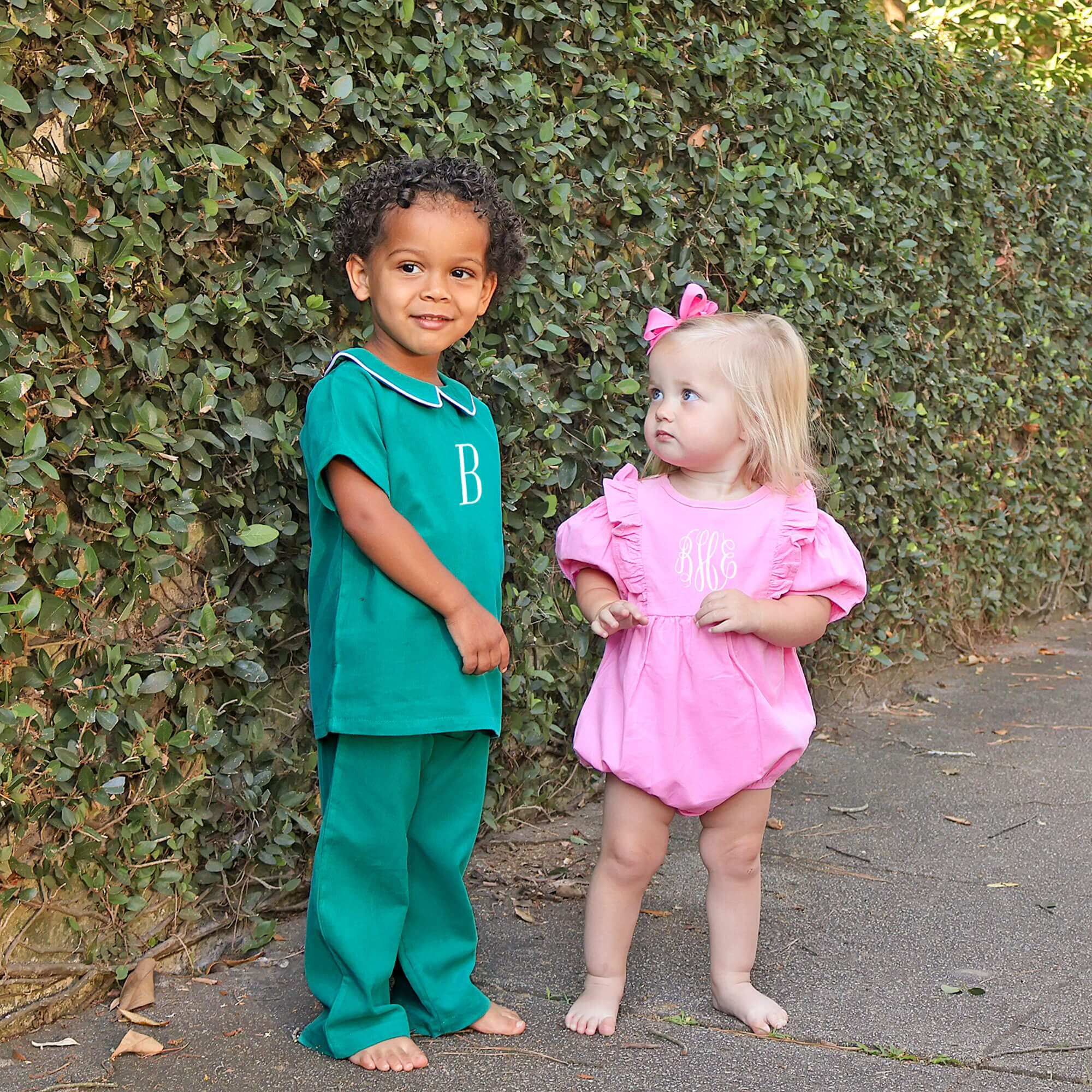 Green Corduroy Collared Pant Set - Image 6