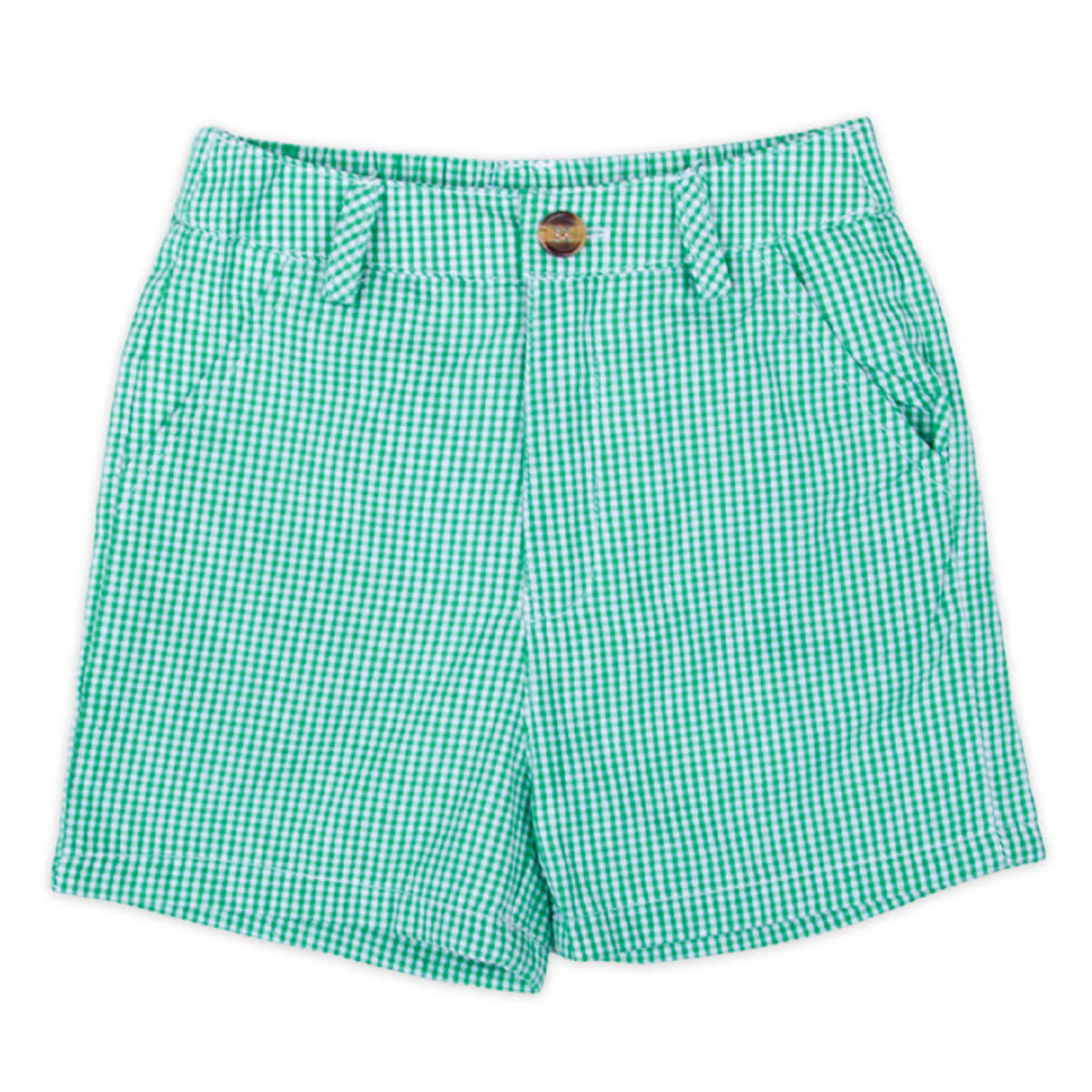 Gingham Standard Shorts Green