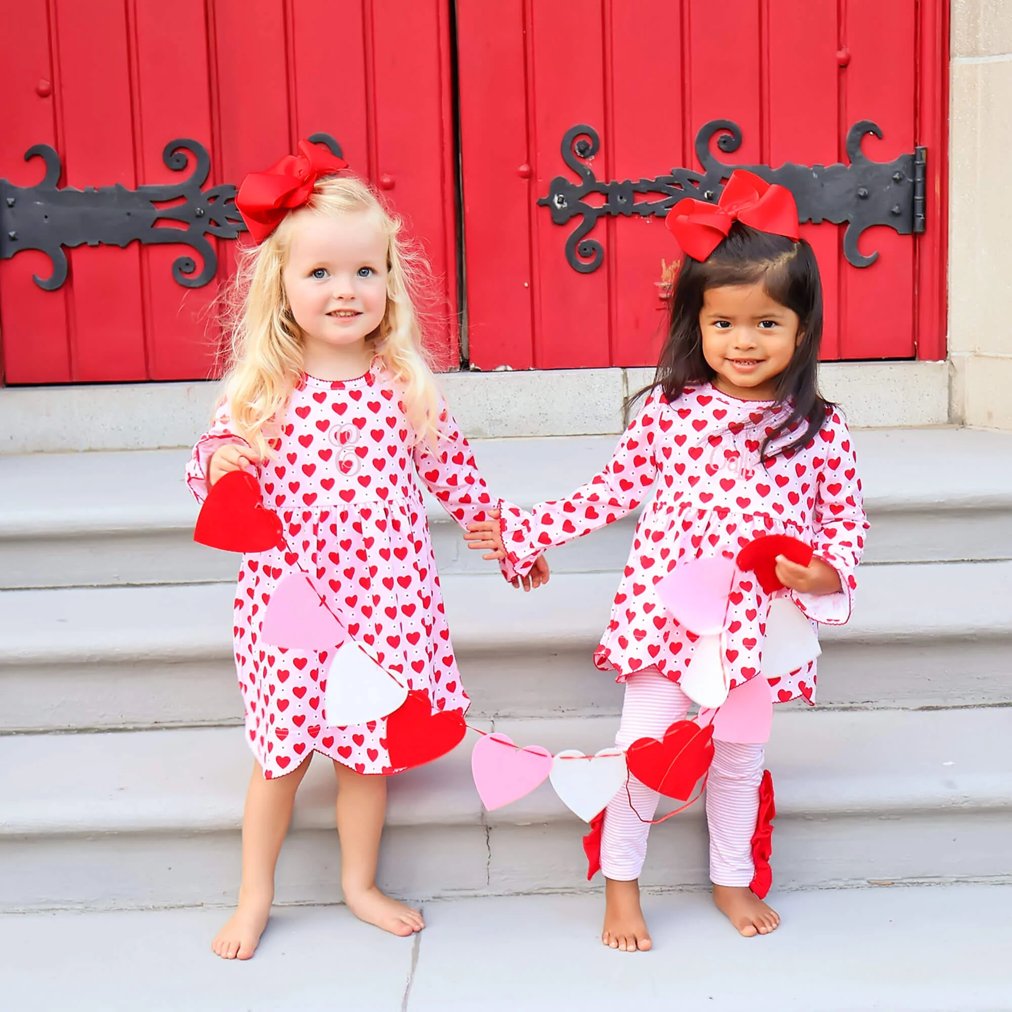 Heart & Daisy Print Ruby Dress - Image 6
