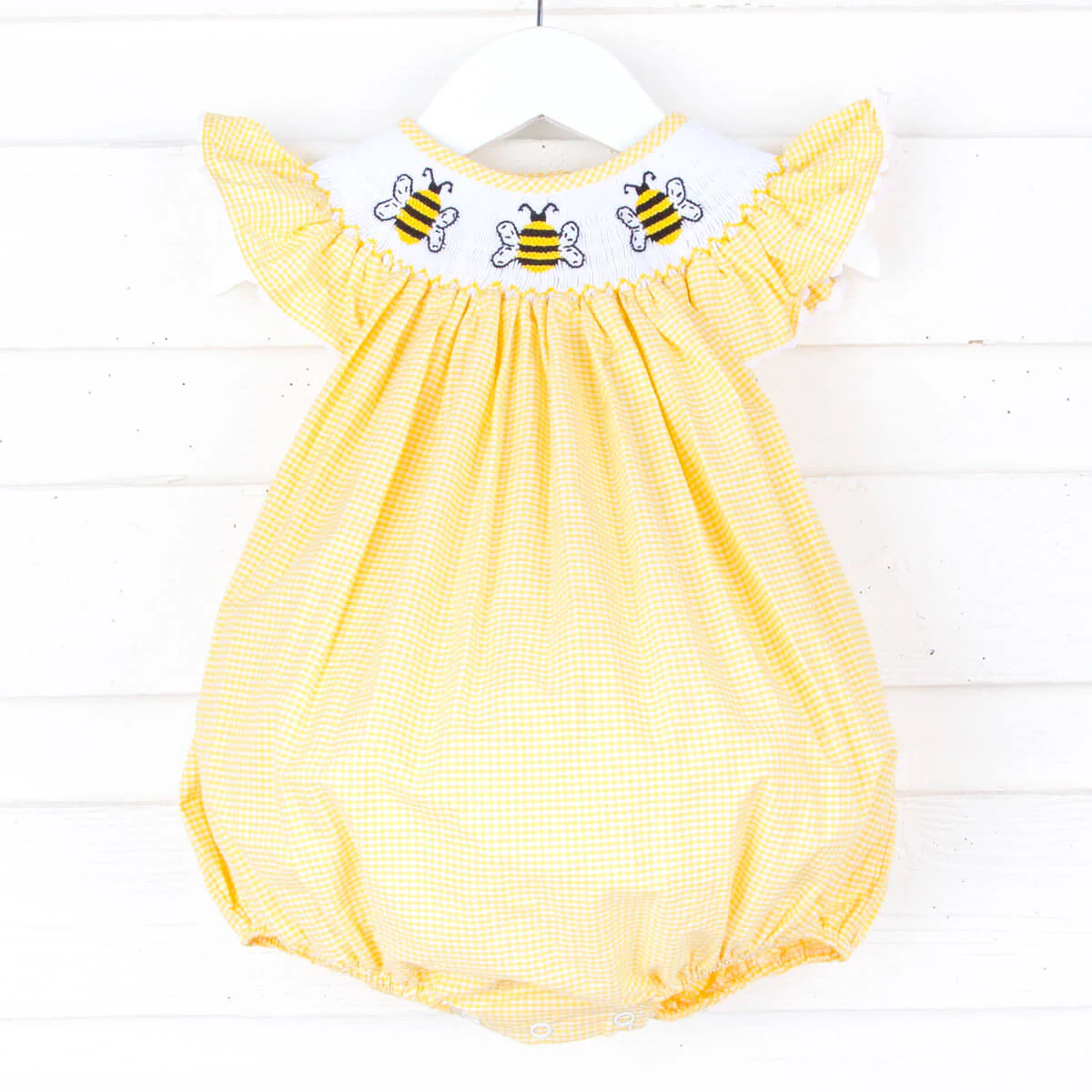 Buzzy Bee Smocked Bishop Bubble