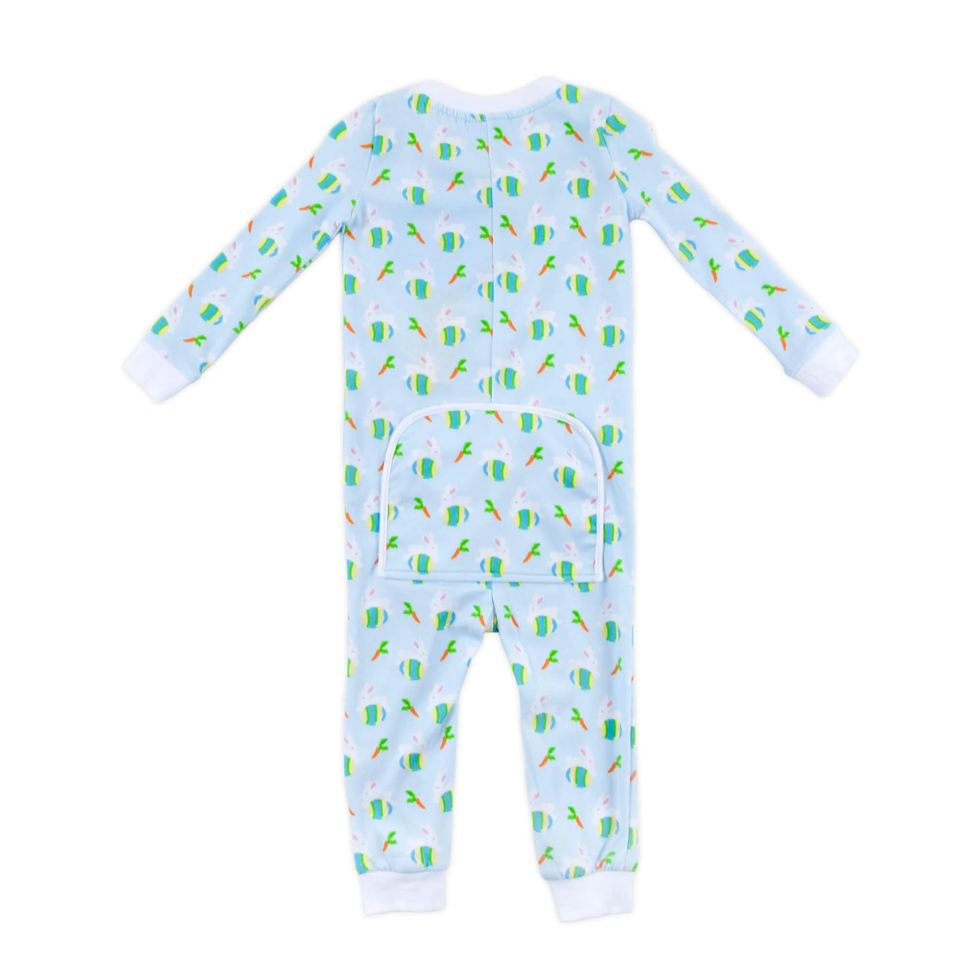 Hop Into Easter Blue Zip Sleeper - Image 4