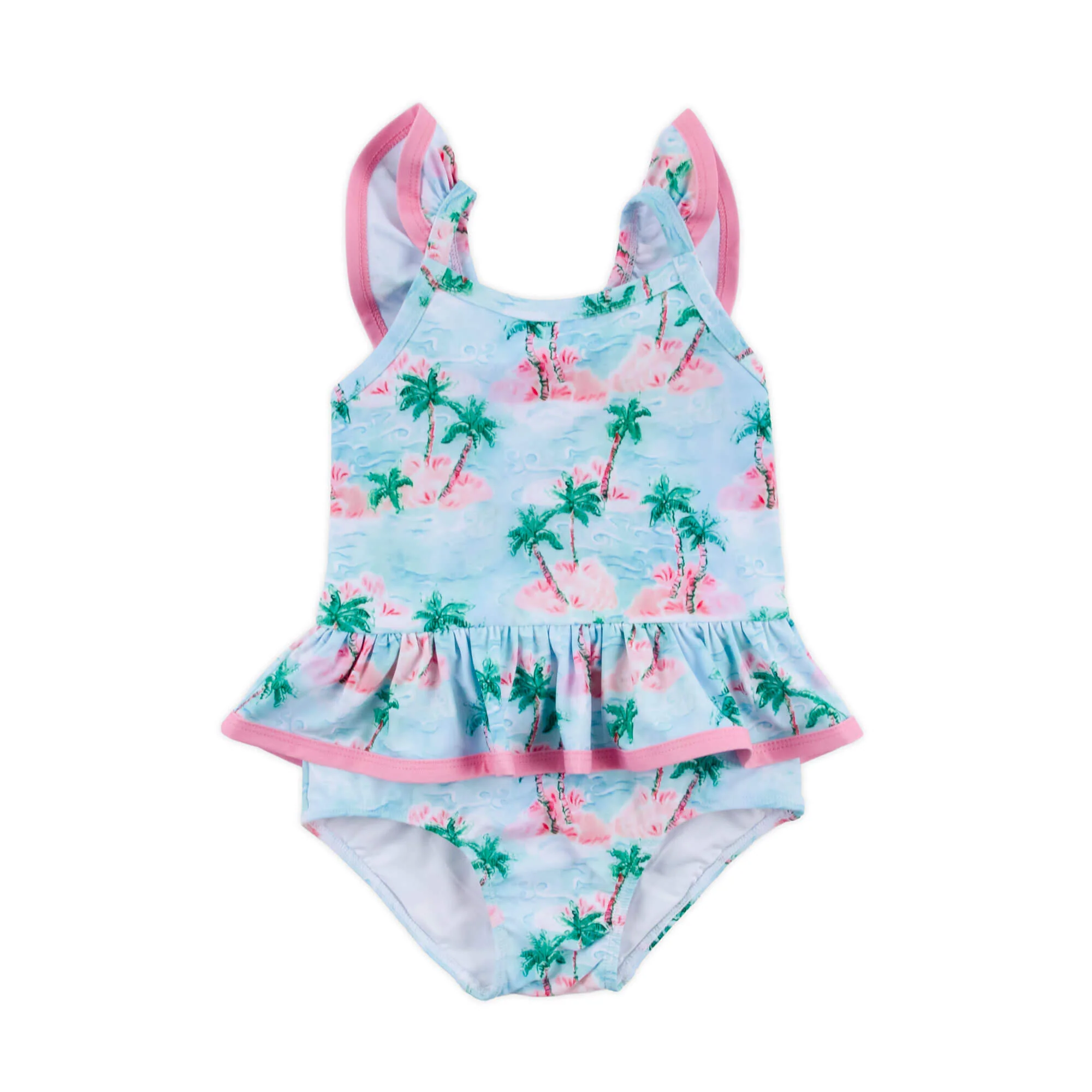 Island Palm One Piece Swimsuit - Image 6