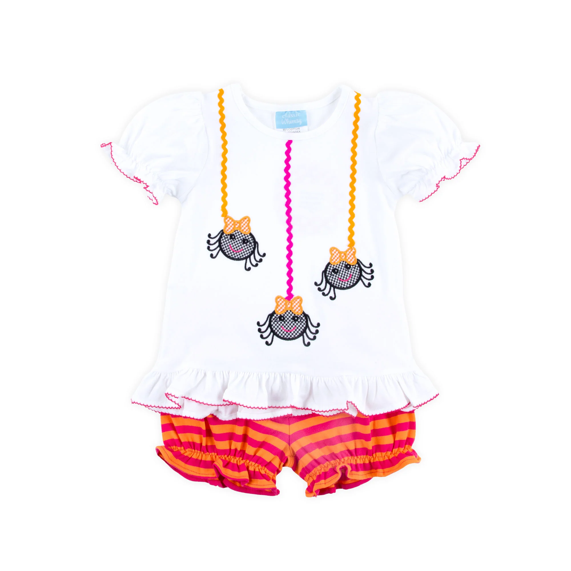 Itsy Bitsy Spider Stripe Milly Short Set