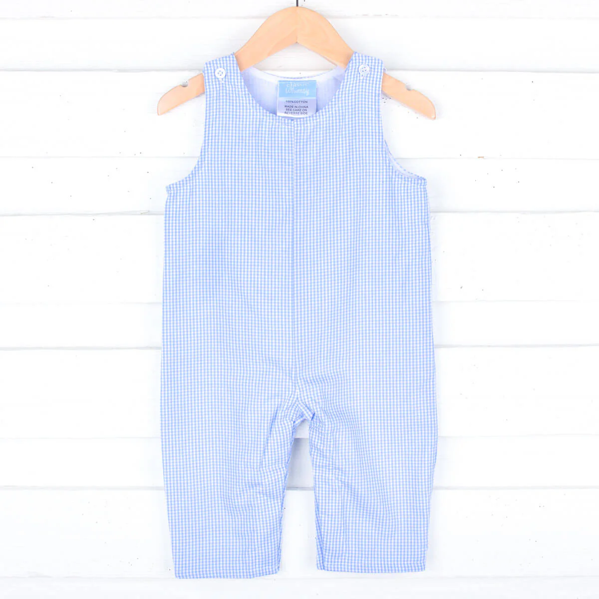 Classic Gingham Longall Light Blue - Image 2