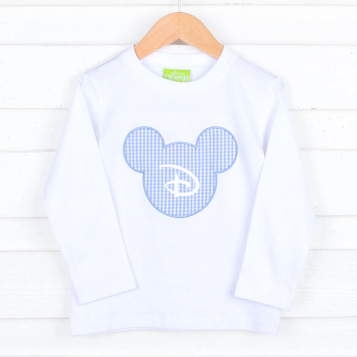 Mouse Ears Long Sleeve Shirt Blue