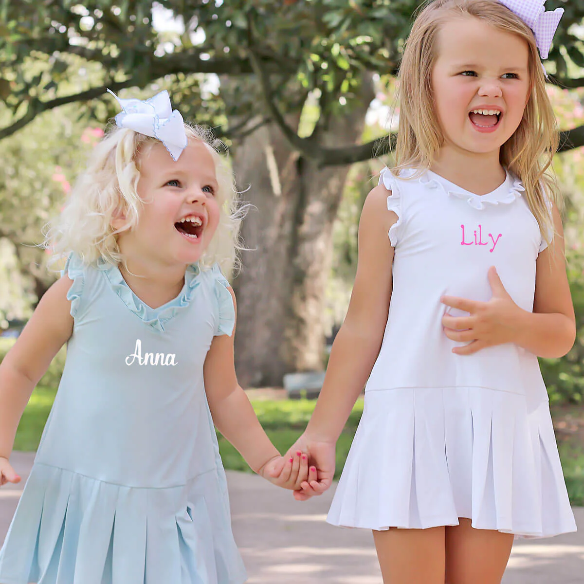 Light Blue Ruffle Tennis Dress - Image 8