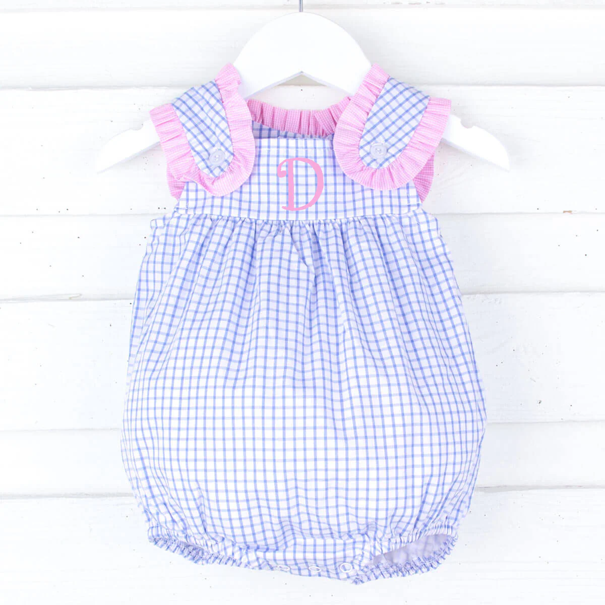 Light Blue Windowpane Lulu Bubble