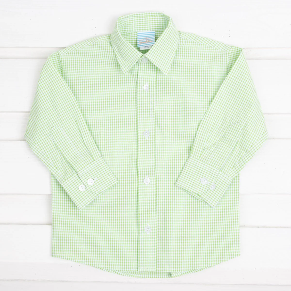 Light Green Seersucker Button Down