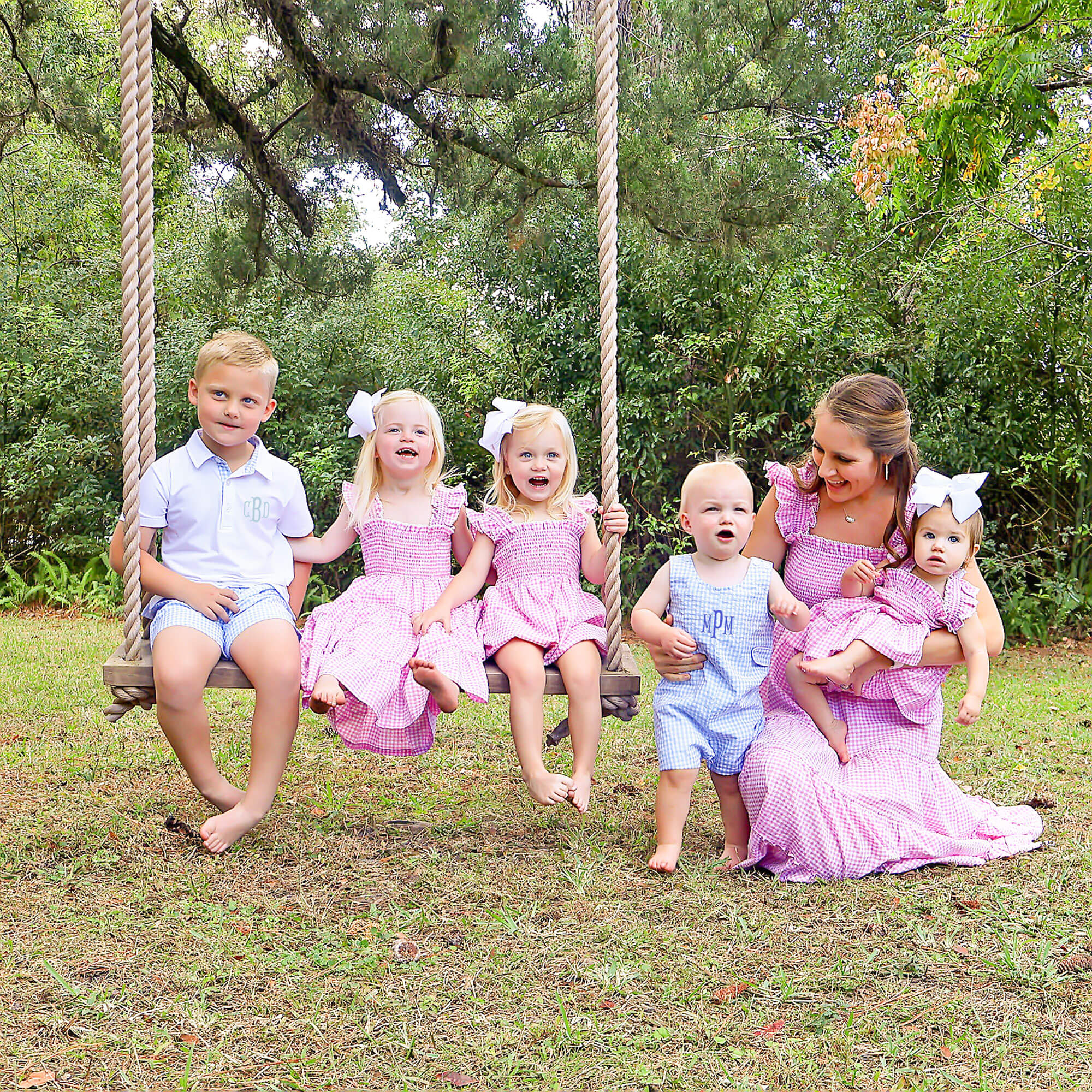 Light Pink Gingham Willow Bubble - Image 5