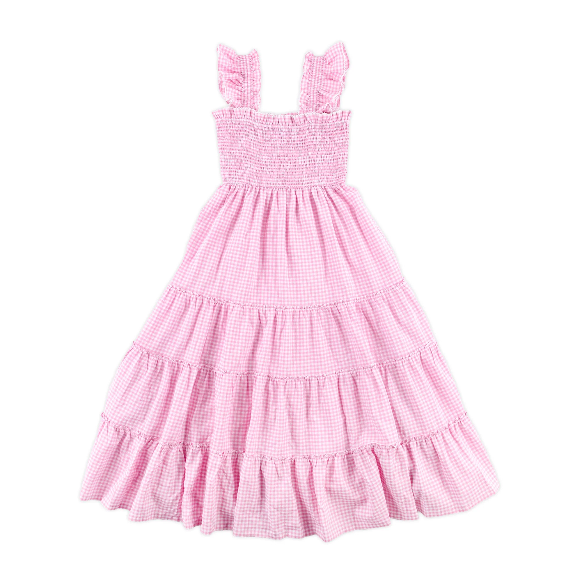 Light Pink Gingham Willow Women's Dress - Image 2