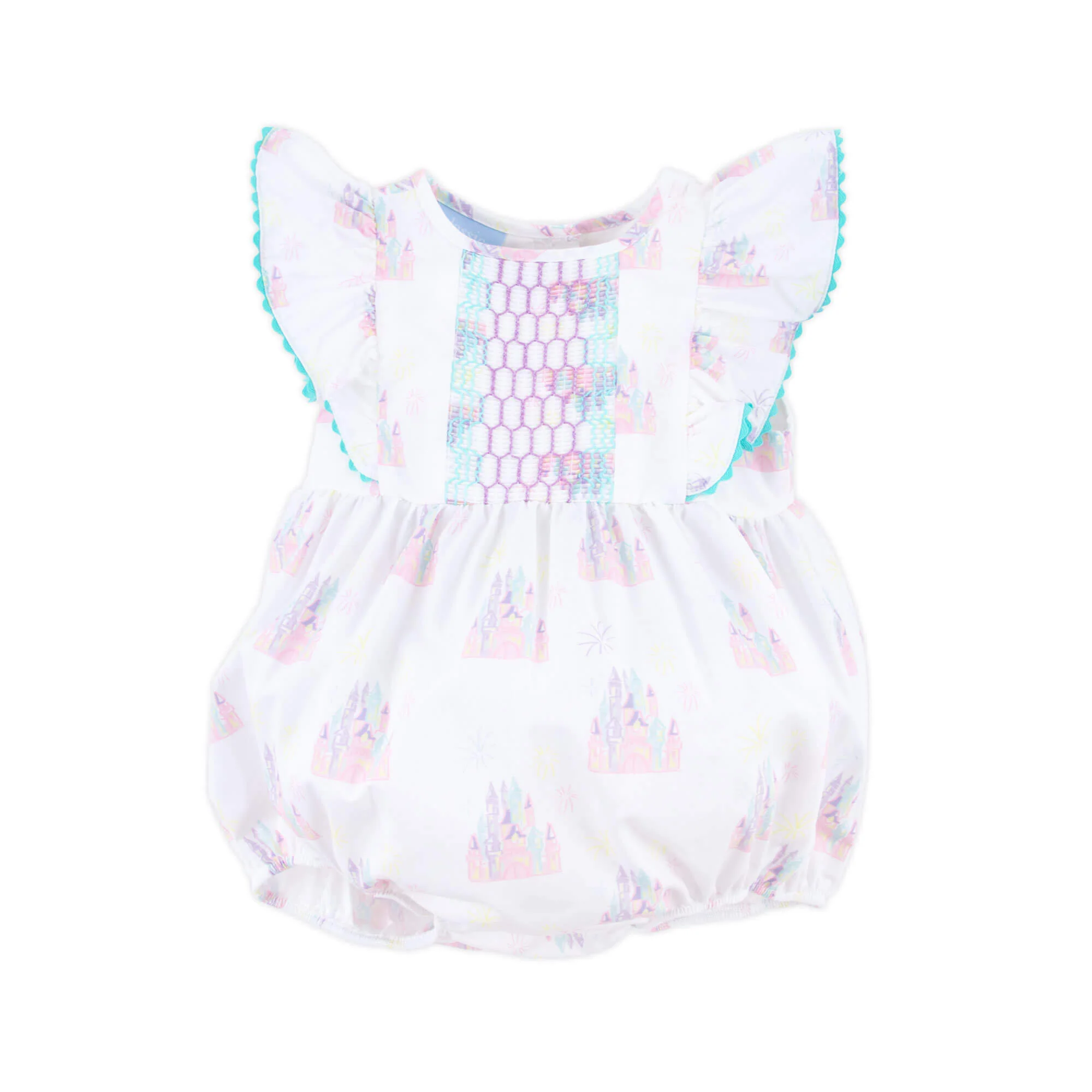 Magical Castle Smocked Rachel Bubble