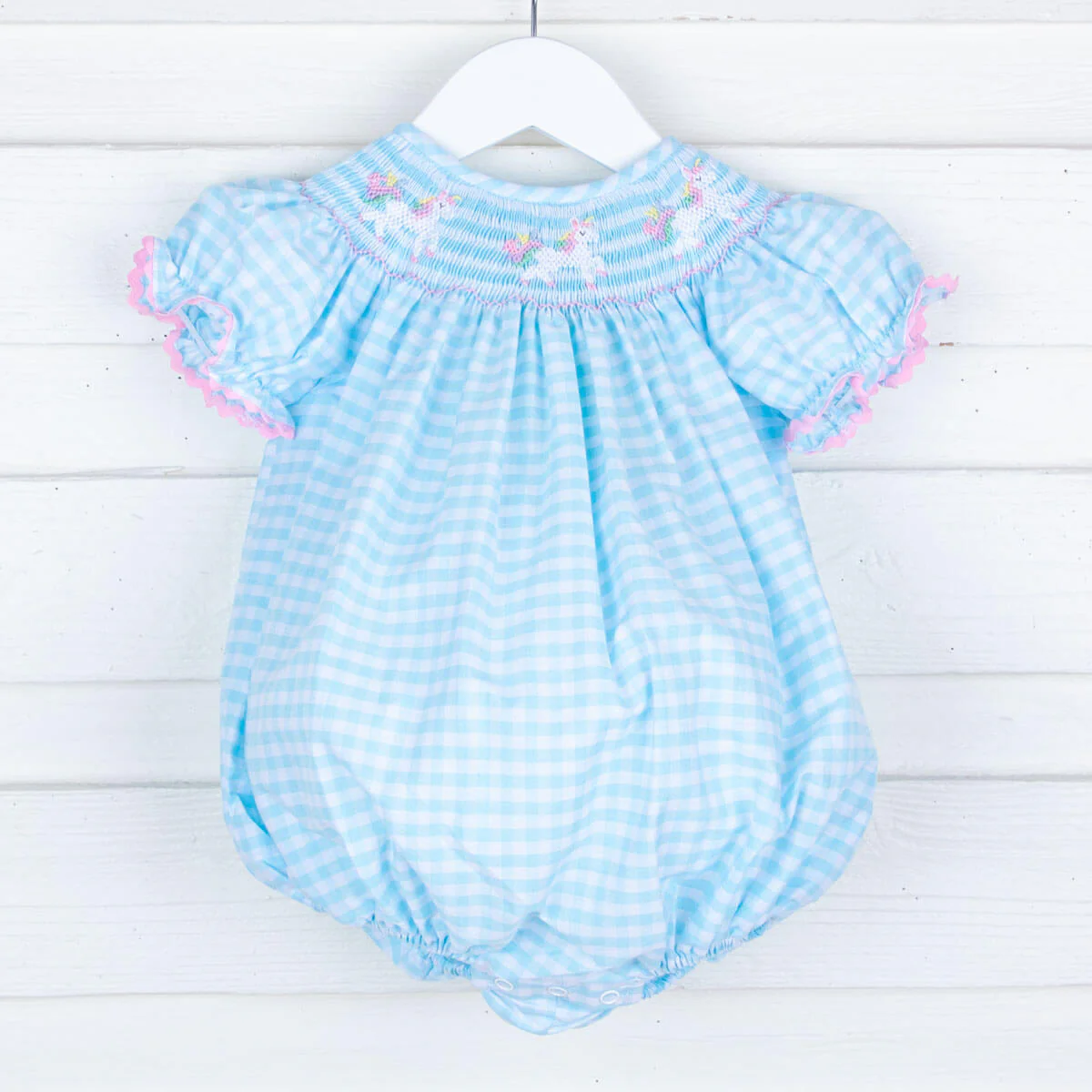 Magical Unicorn Smocked Bubble