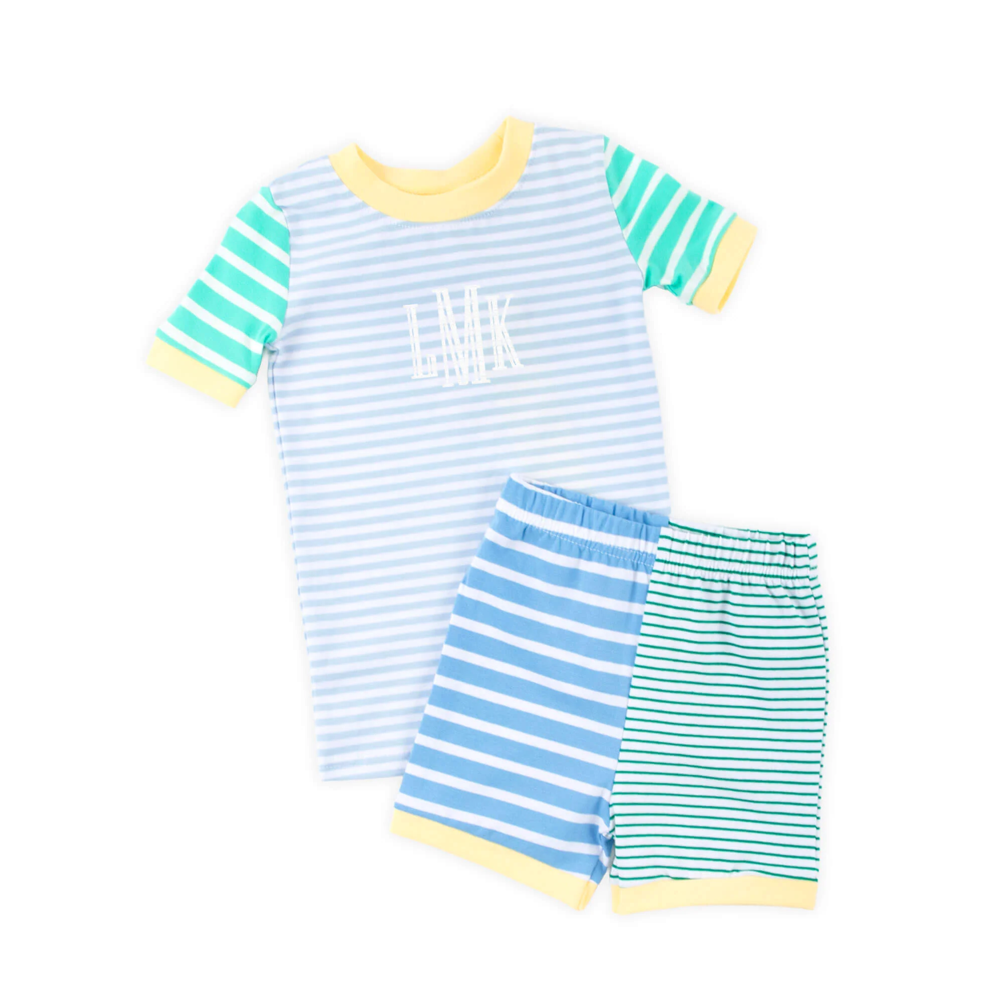 Colorblock Boy Short Pajamas - Image 2