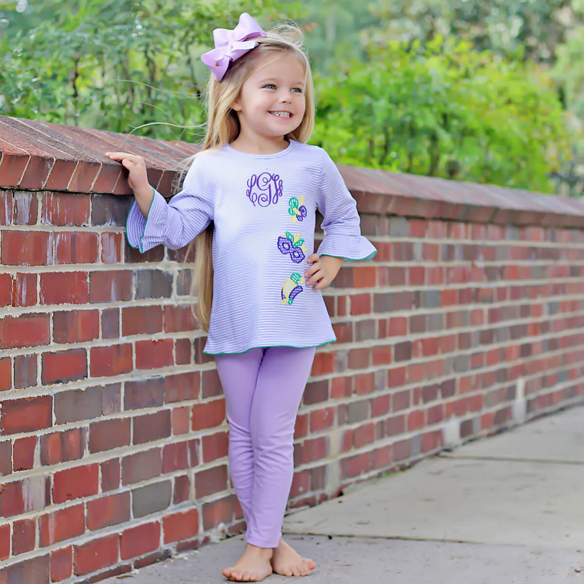 Mardi Gras Milly Legging Set