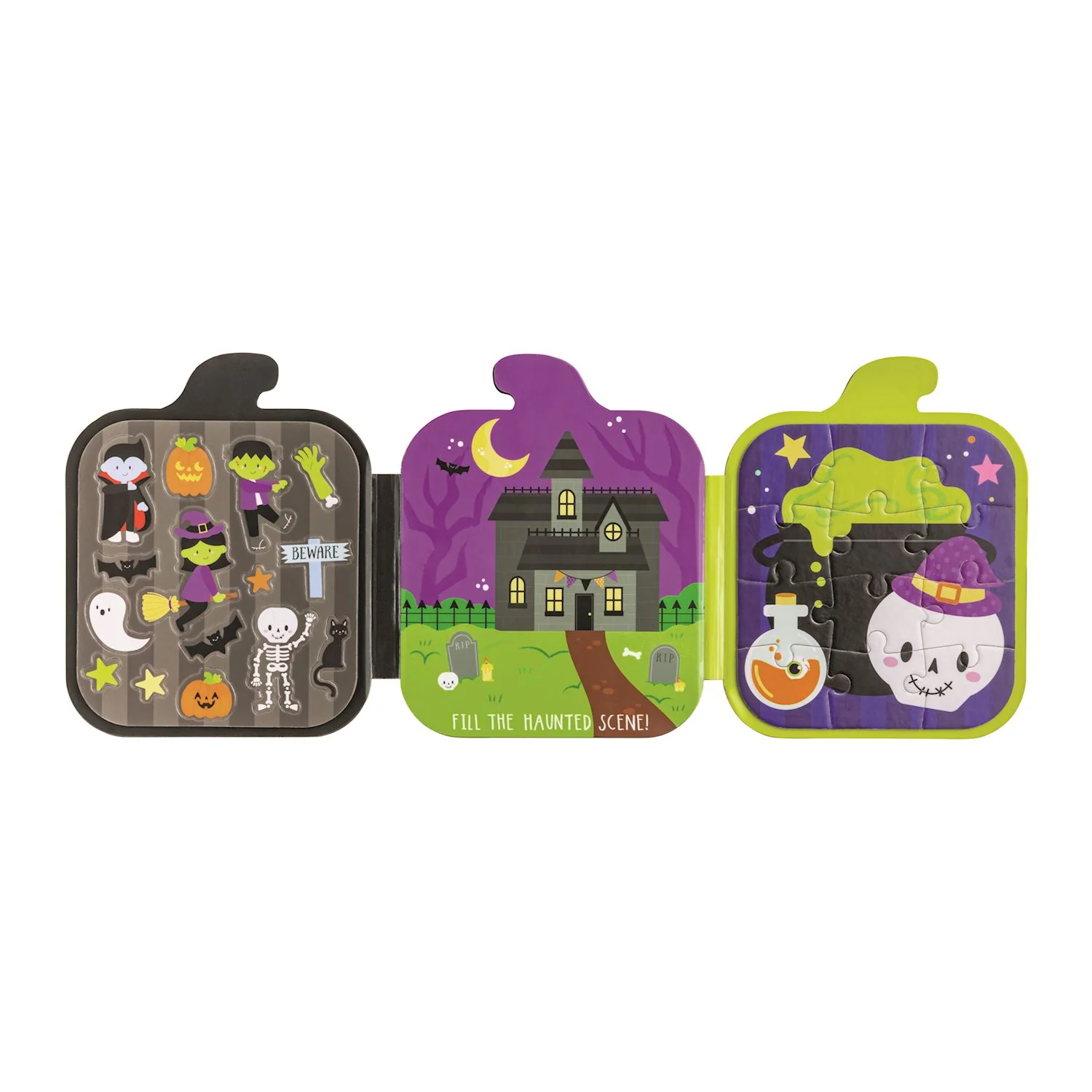 Monster & Pumpkin Magnetic Puzzle Book - Image 5