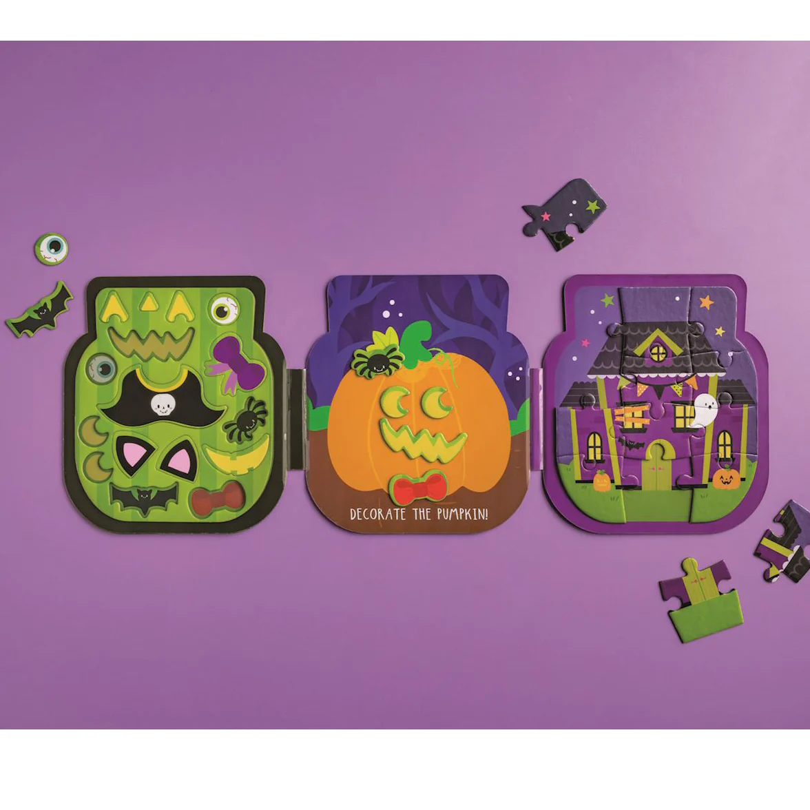 Monster & Pumpkin Magnetic Puzzle Book - Image 6