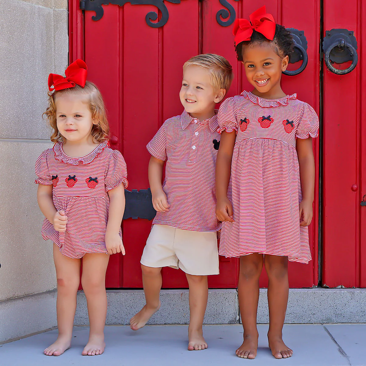 Mouse Ears Red Stripe Polo - Image 7