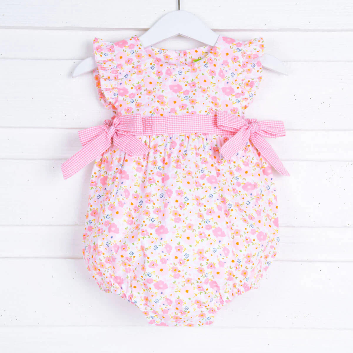 Multi Pink Floral Side Tie Bubble