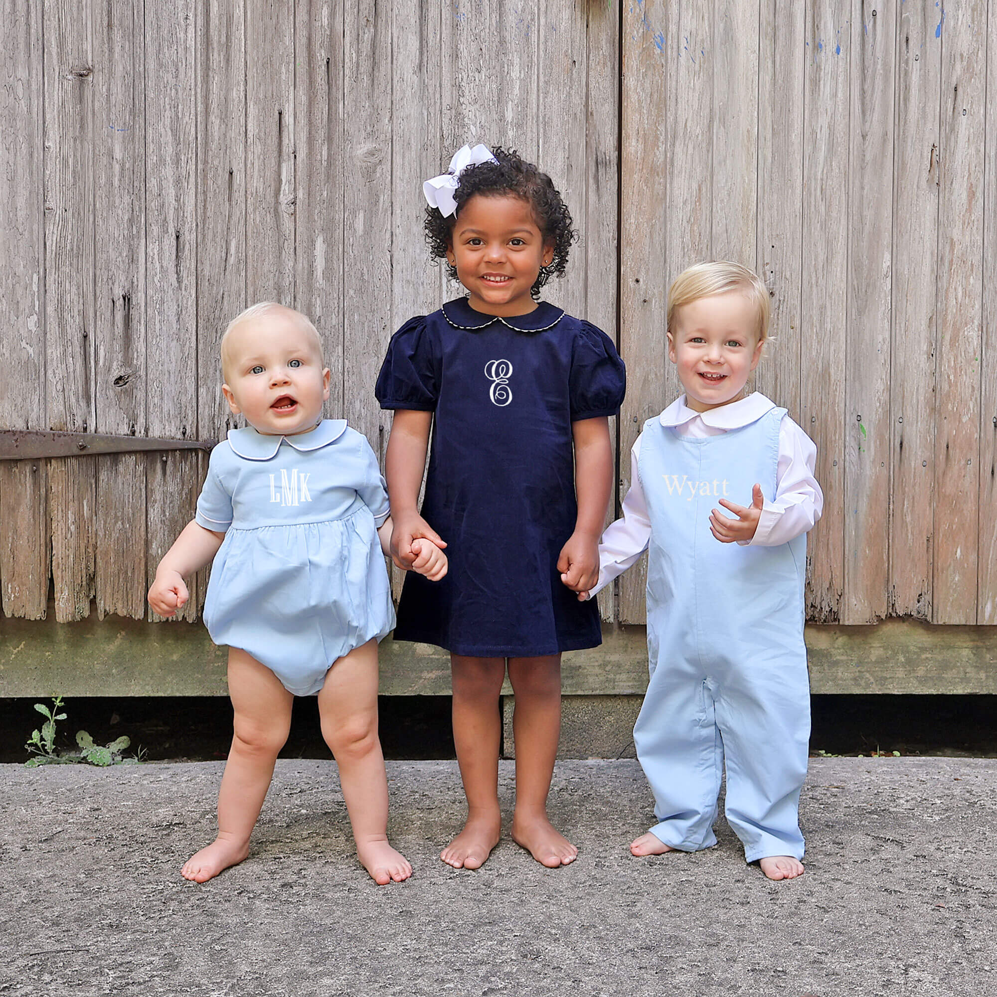 Navy Corduroy Collared Sally Dress - Image 5