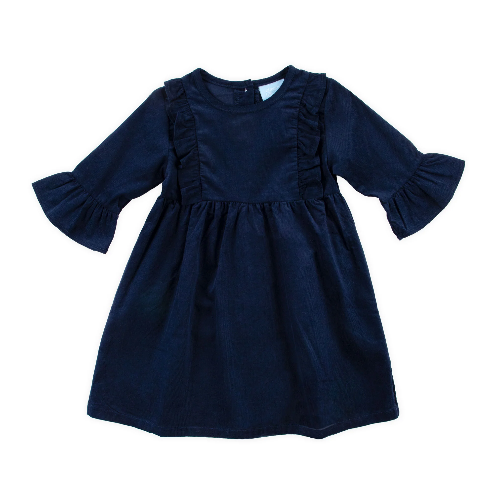 Navy Corduroy Olivia Dress - Image 3