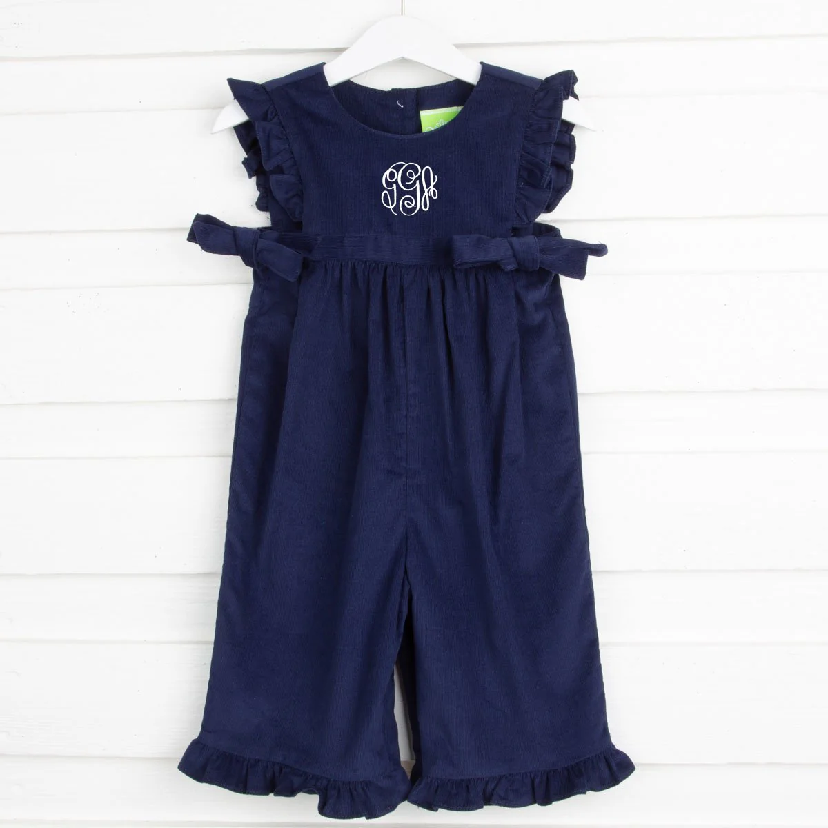 Navy Corduroy Savannah Long Romper