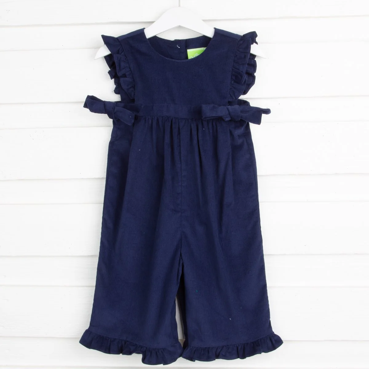 Navy Corduroy Savannah Long Romper - Image 2