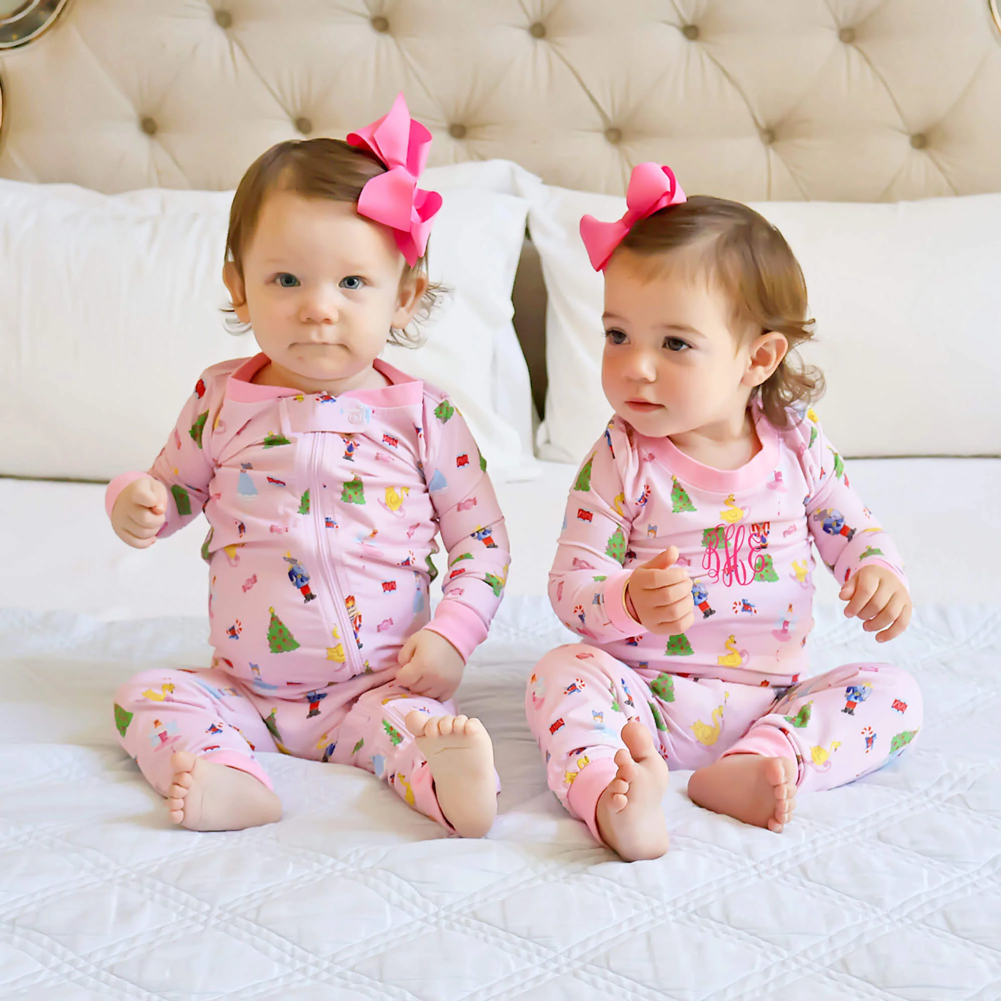 Nutcracker Pink Print Zip Sleeper - Image 7