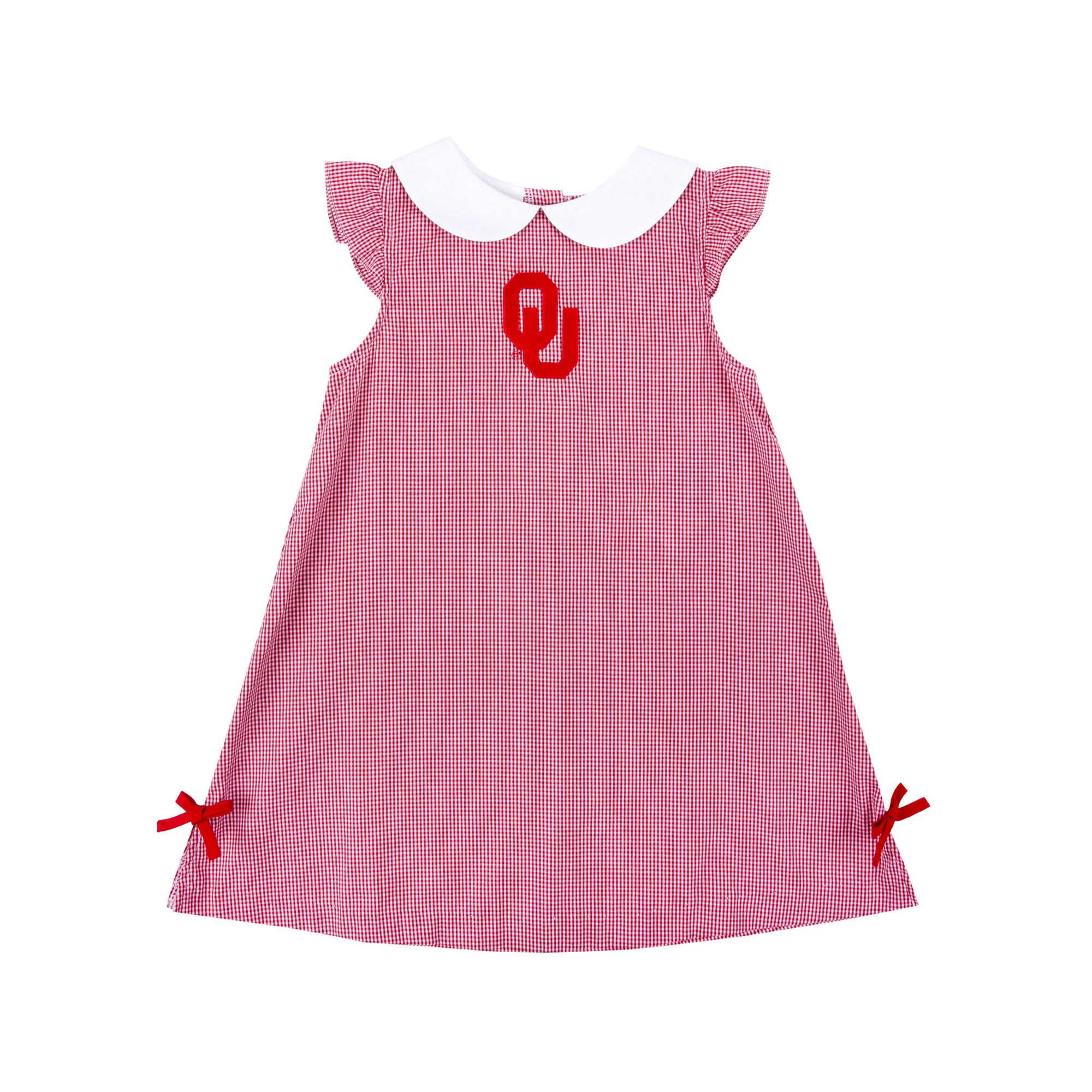 Oklahoma Embroidered Red Dress - Image 2