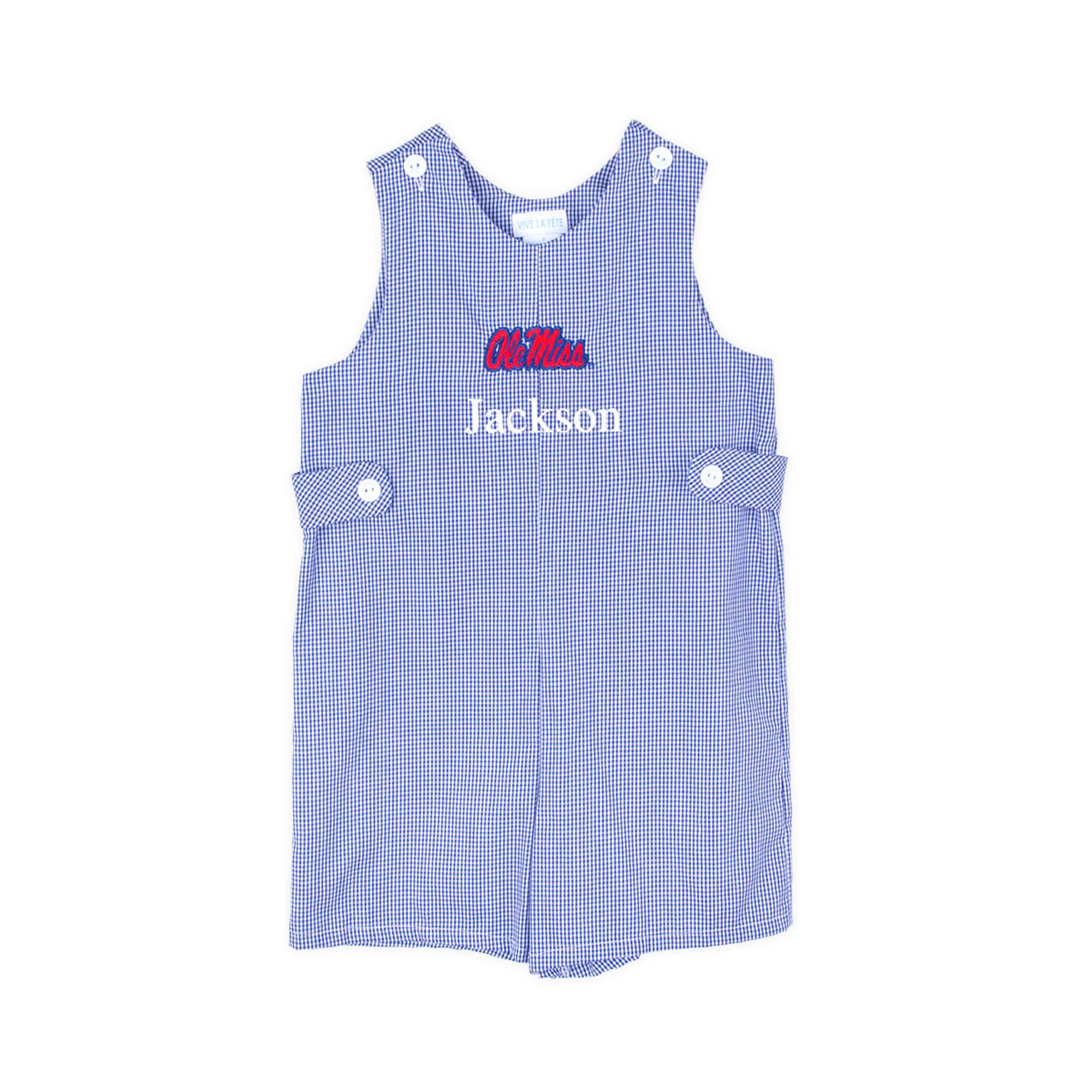 Ole Miss Embroidered Navy Jon Jon - Image 2