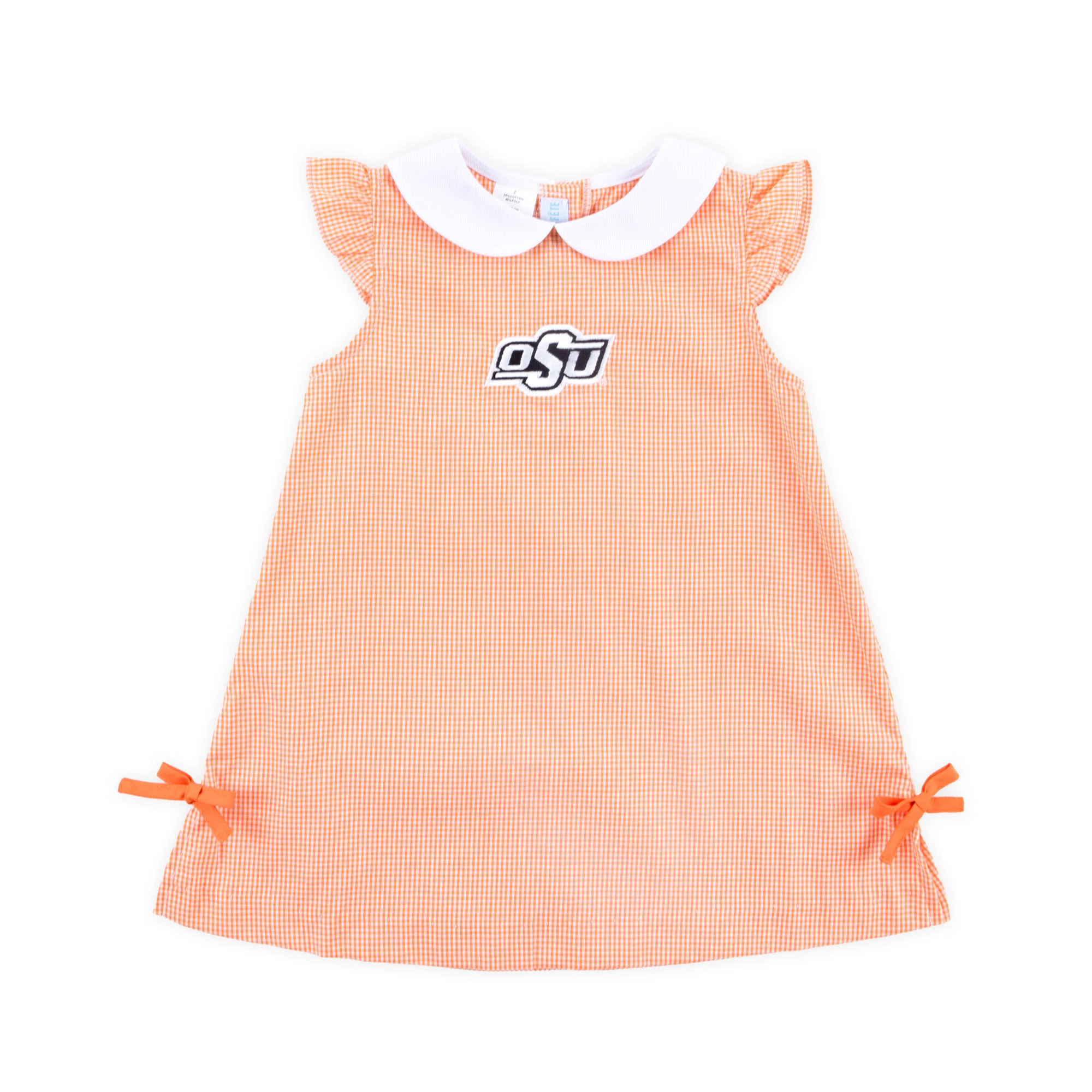 Oklahoma State Embroidered Orange Dress - Image 2
