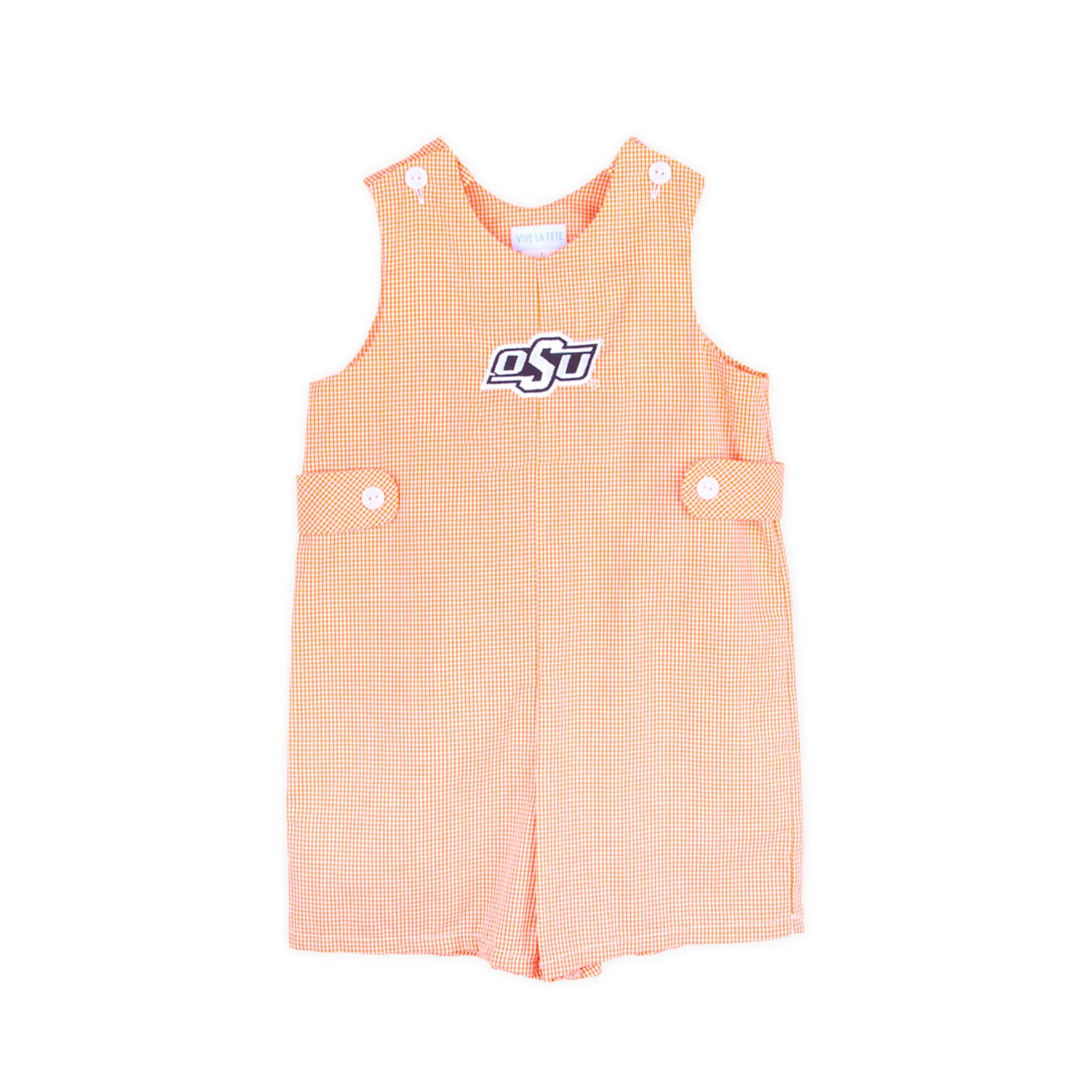 Oklahoma State Embroidered Orange Jon Jon - Image 2