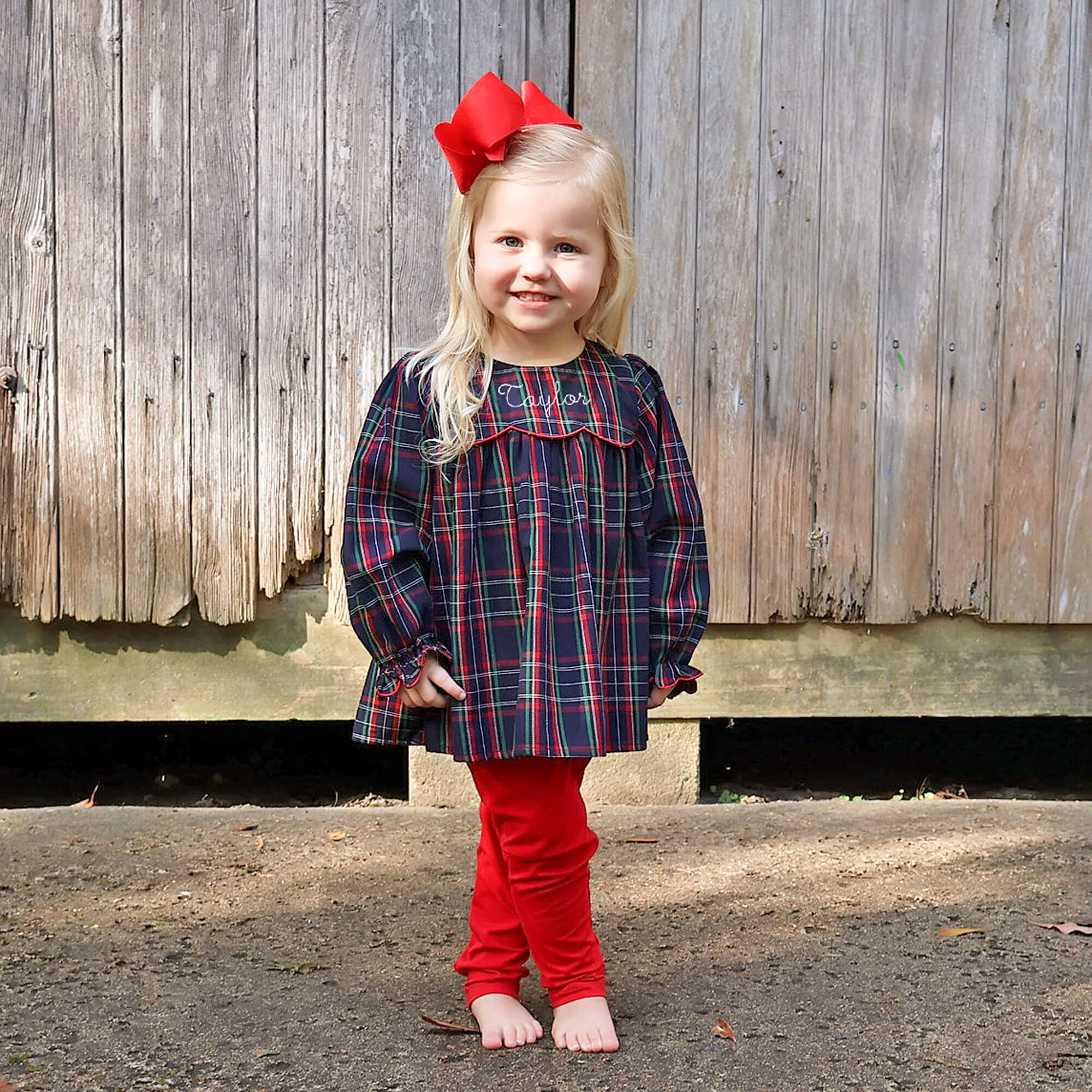 Oxford Plaid Amelia Legging Set