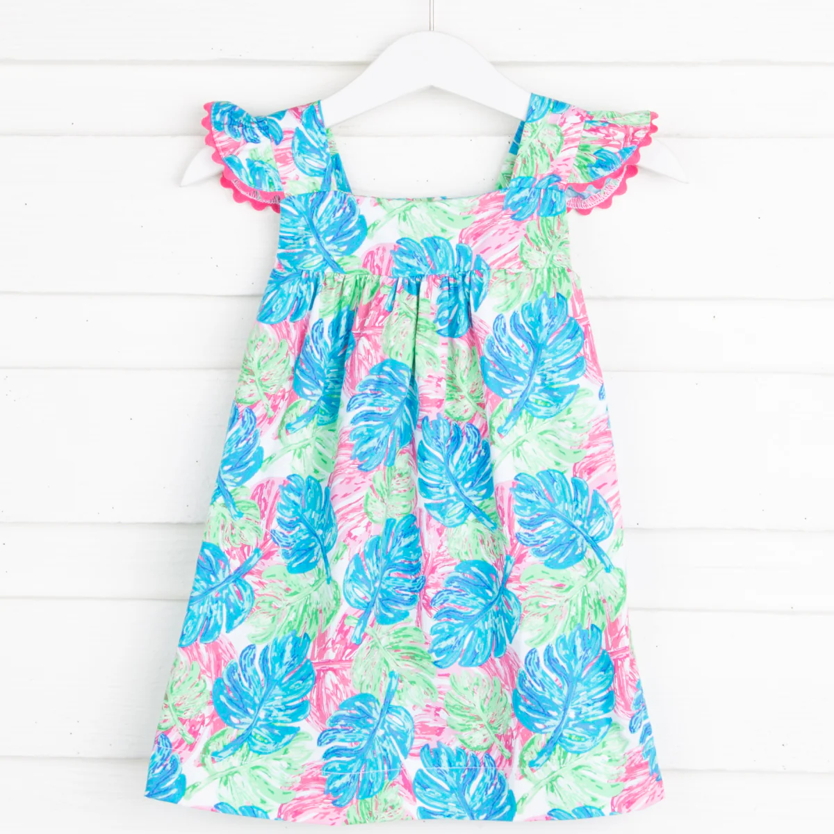 Palm Print Amy Dress