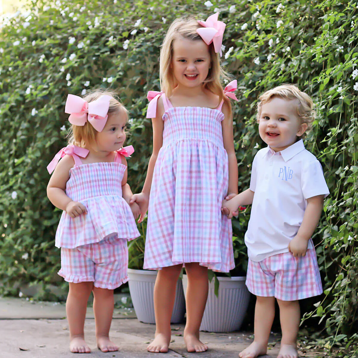 Pastel Check Short Set - Image 7