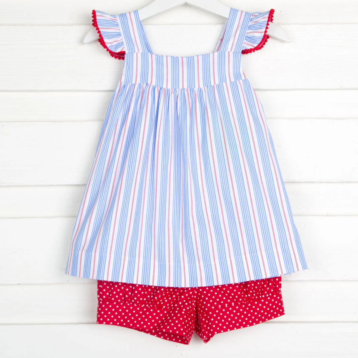 Patriotic Stripe Amy Short Set