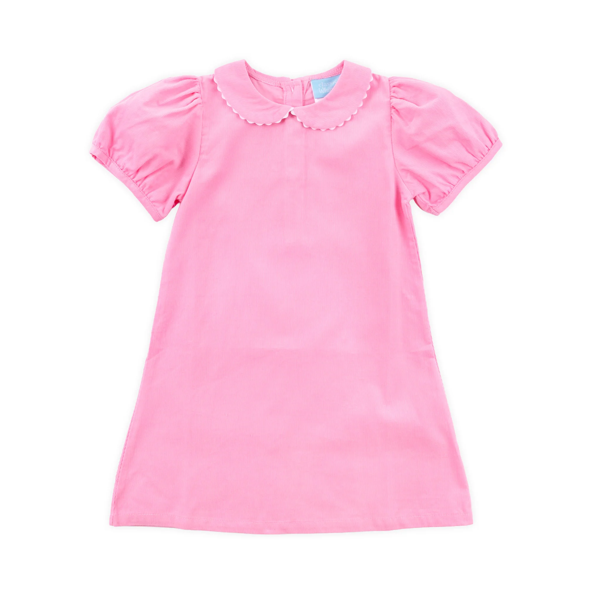 Red Corduroy Collared Sally Dress - Image 3