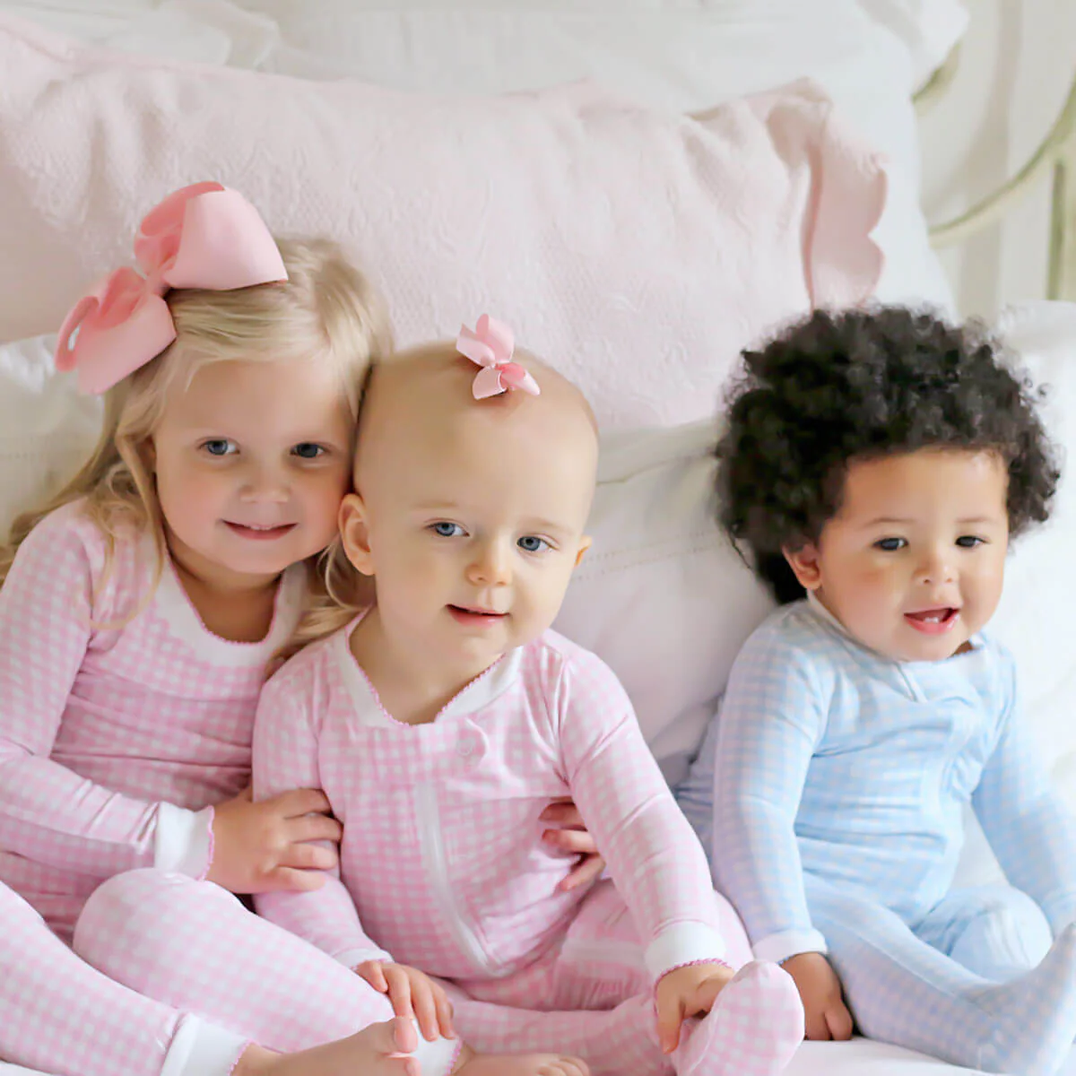 Pink Gingham Pajamas - Image 3