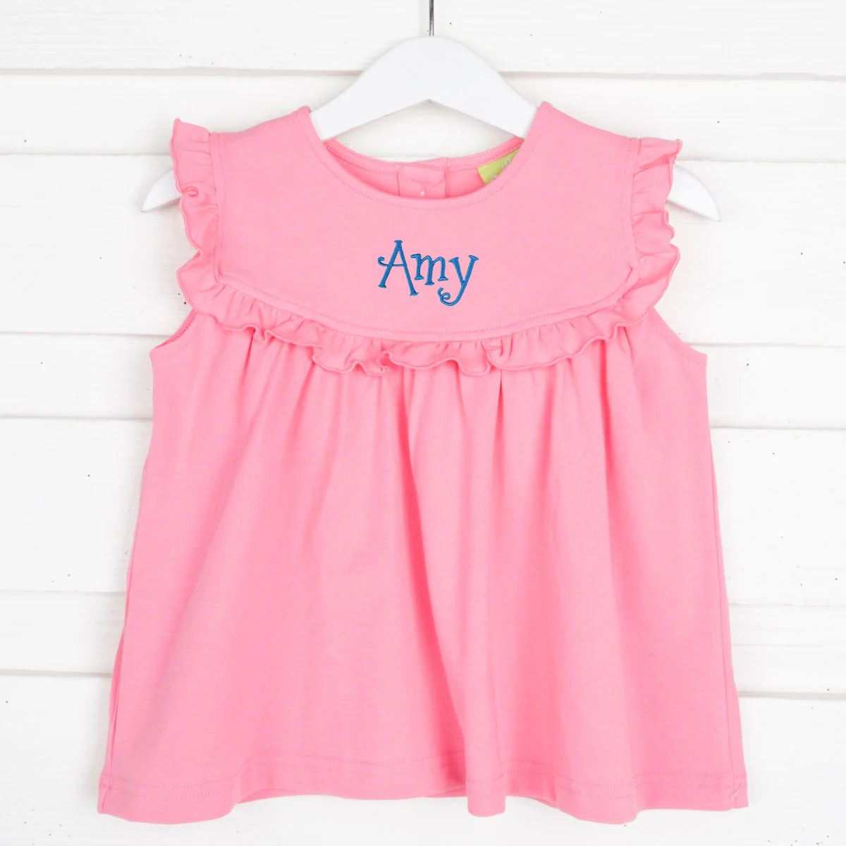 Pink Knit Bib Top