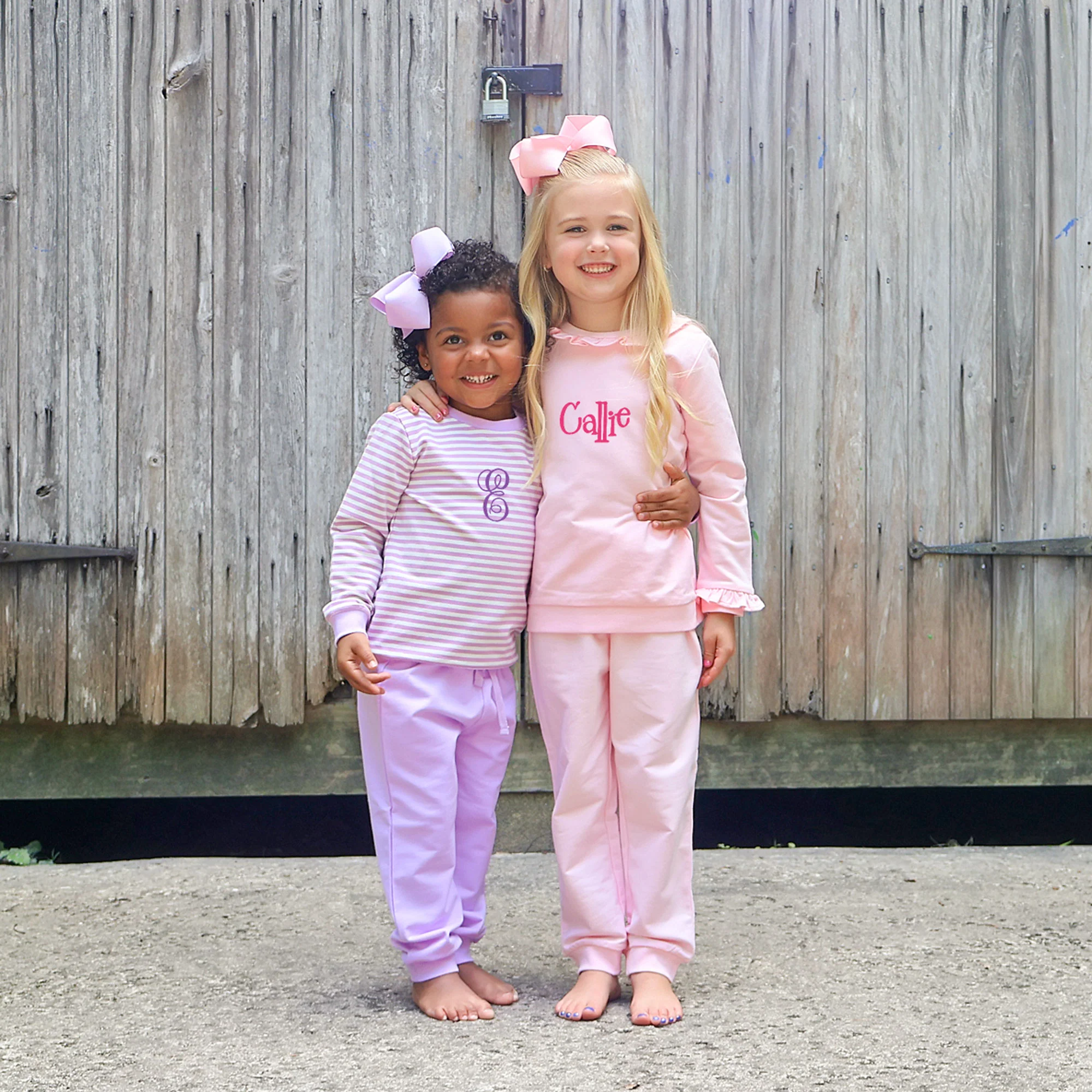 Pink Ruffle Jogger Set - Image 3