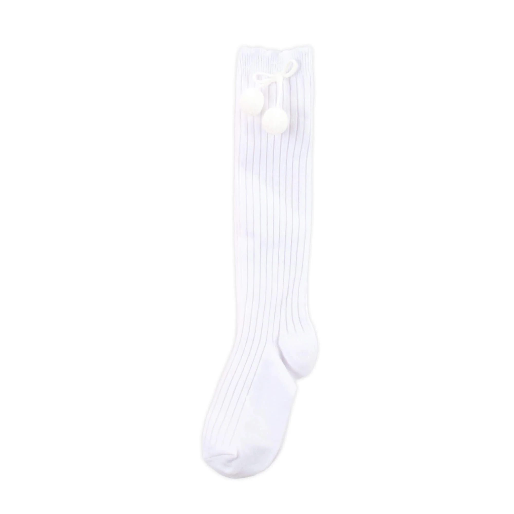 Pom Pom High Knee Socks - Image 2
