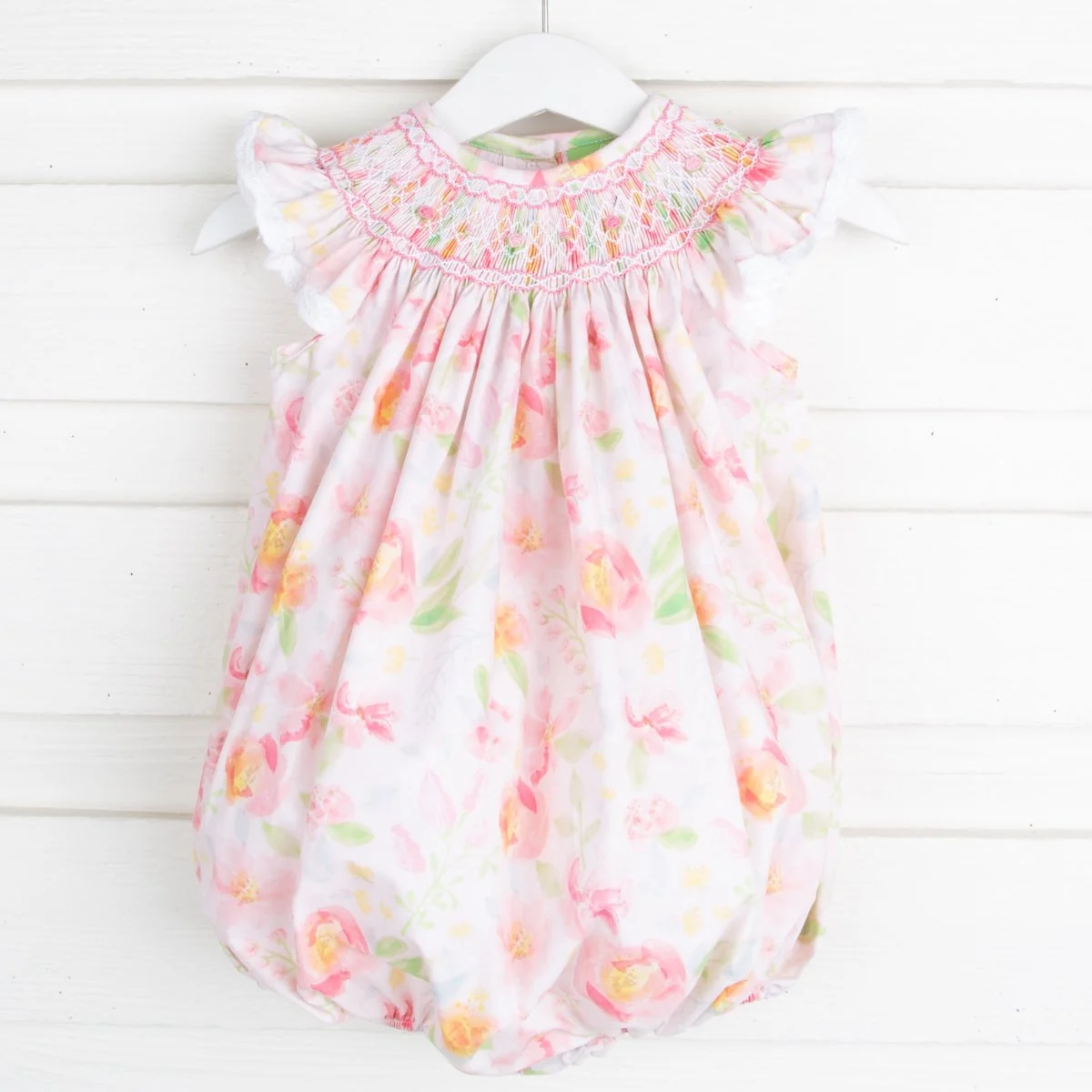 Pretty Peony Smocked Geometric Bubble - Image 2