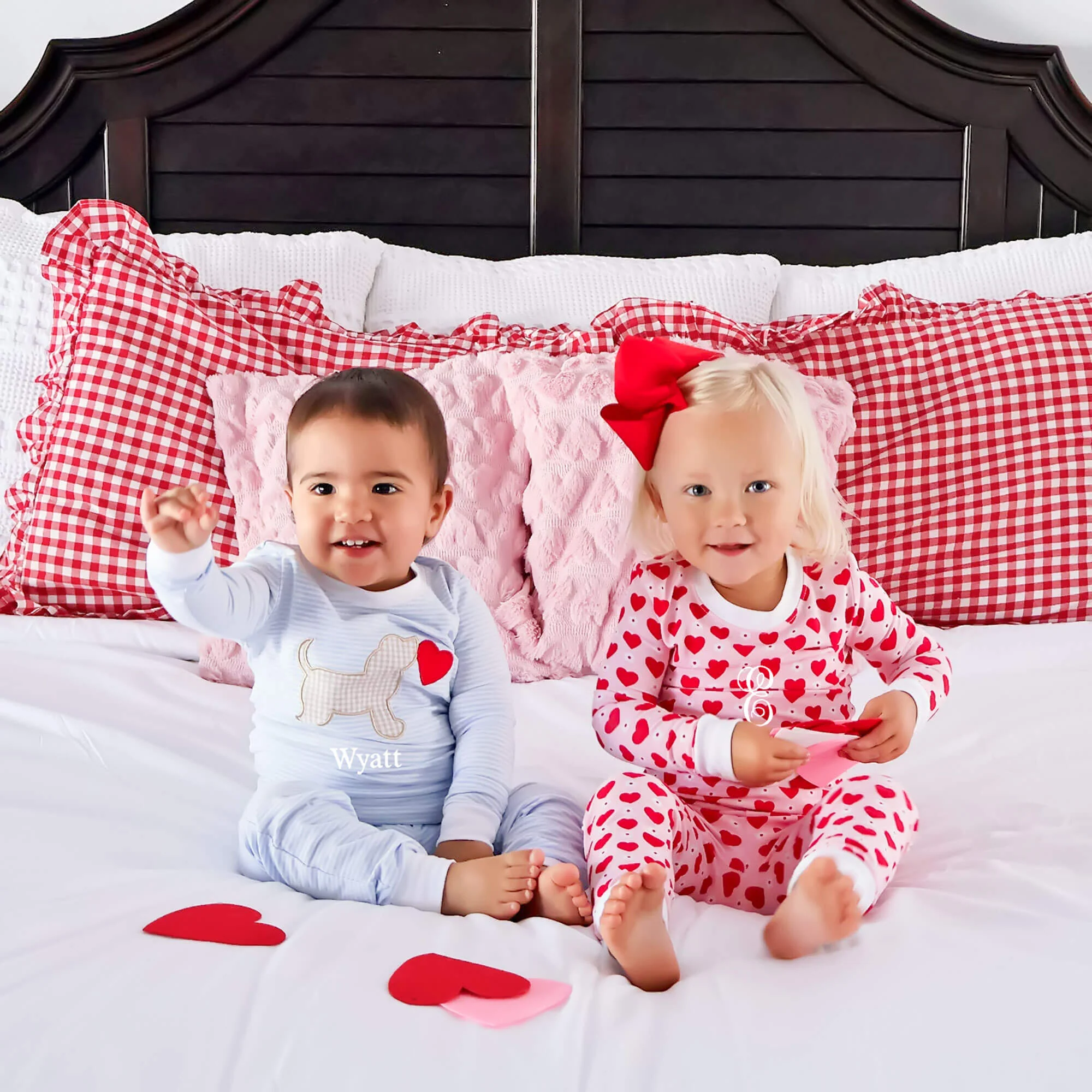 Puppy Love Light Blue Pajamas - Image 3
