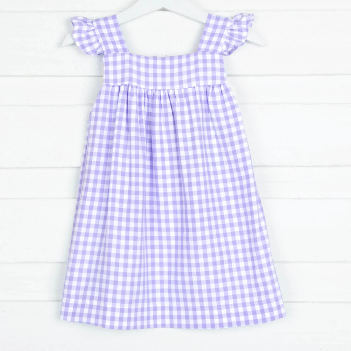 Purple Check Amy Dress